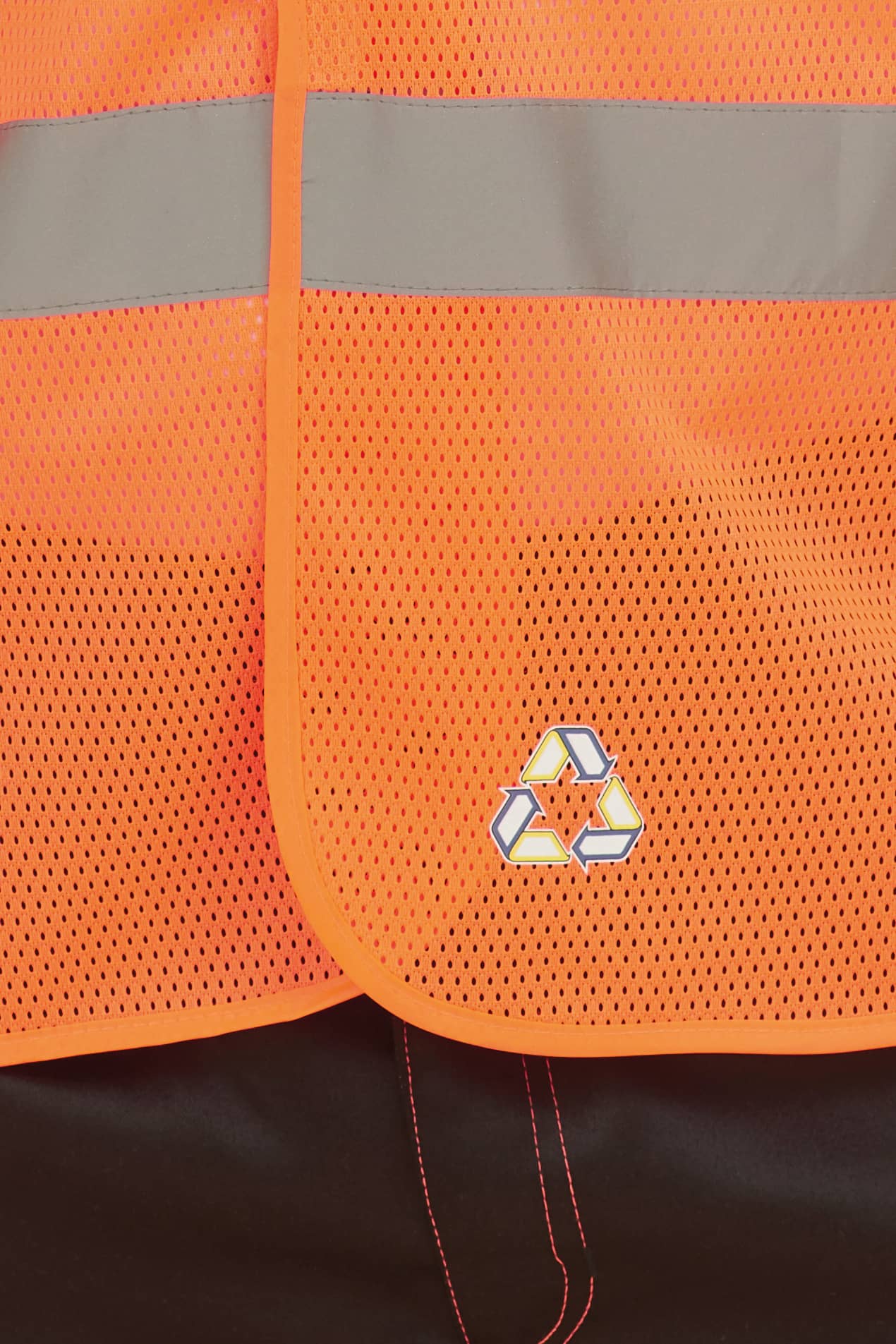 Hi-Vis Top Cool Recycled Open Mesh Waistcoat