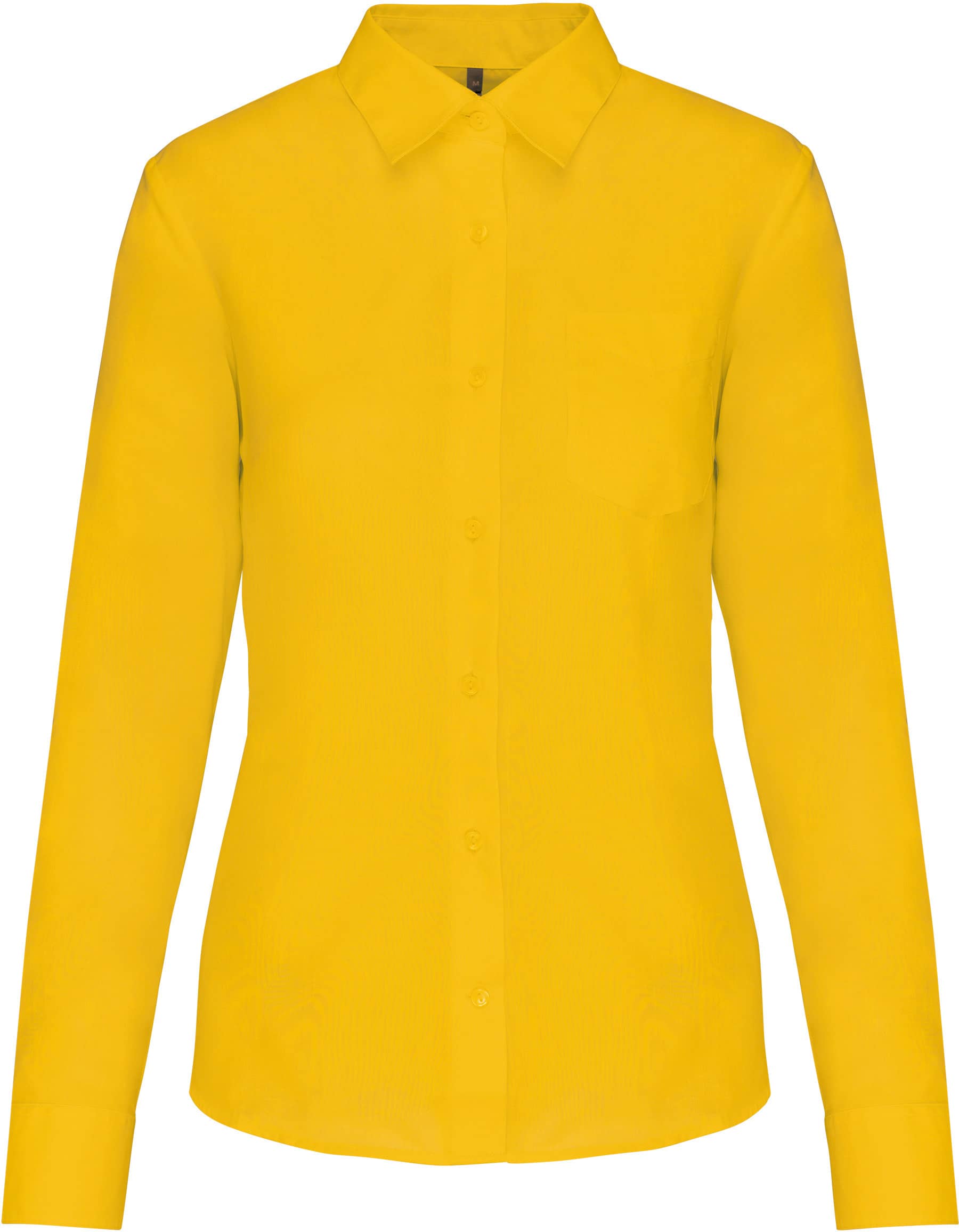Popeline-Hemd Baumwollpolyester pflegeleicht für Damen