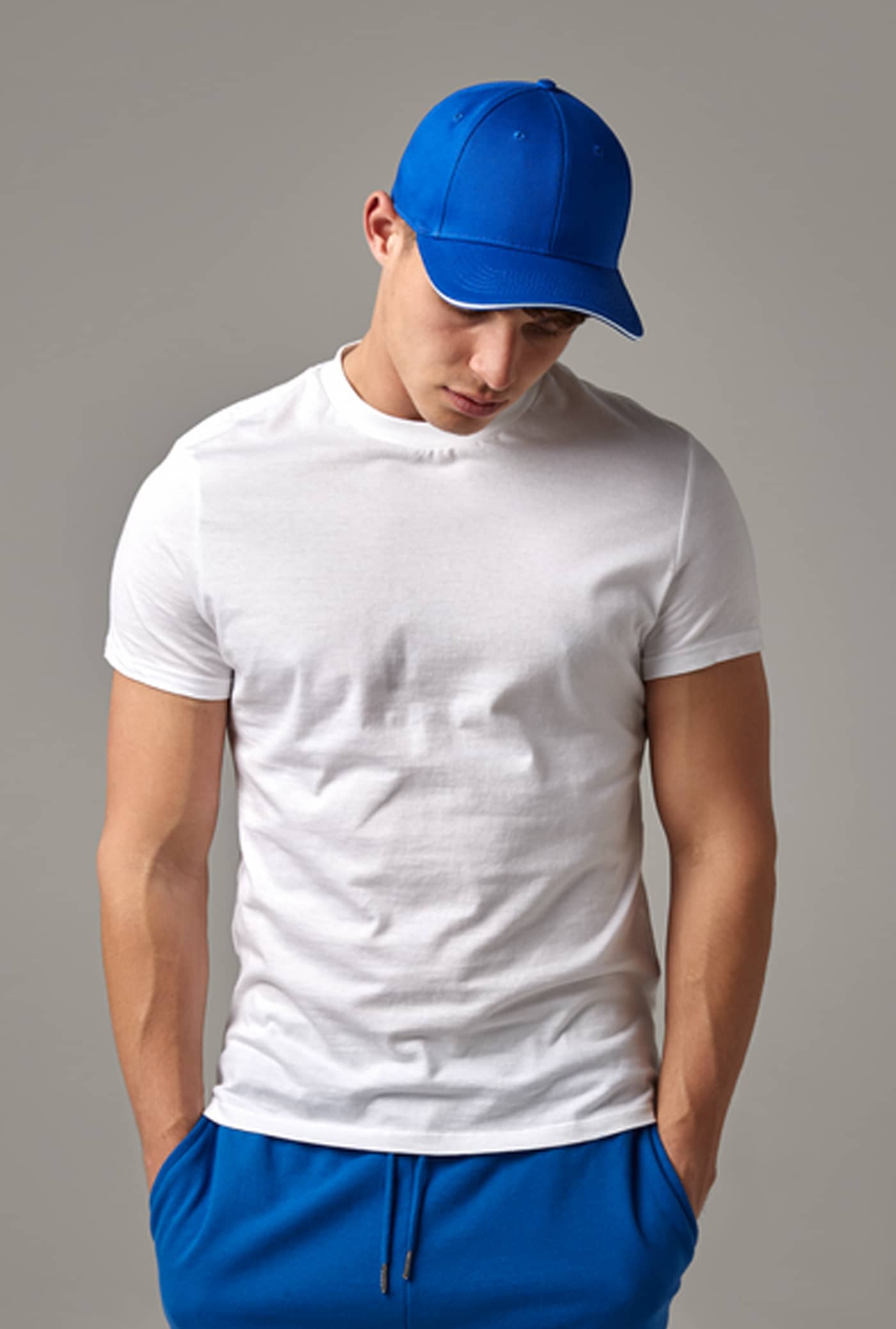 EarthAware® Classic Organic Cotton 6 Panel Cap - Sandwich Peak