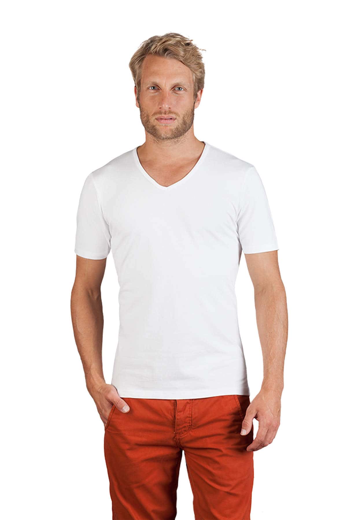 Men´s Slim Fit V-Neck-T