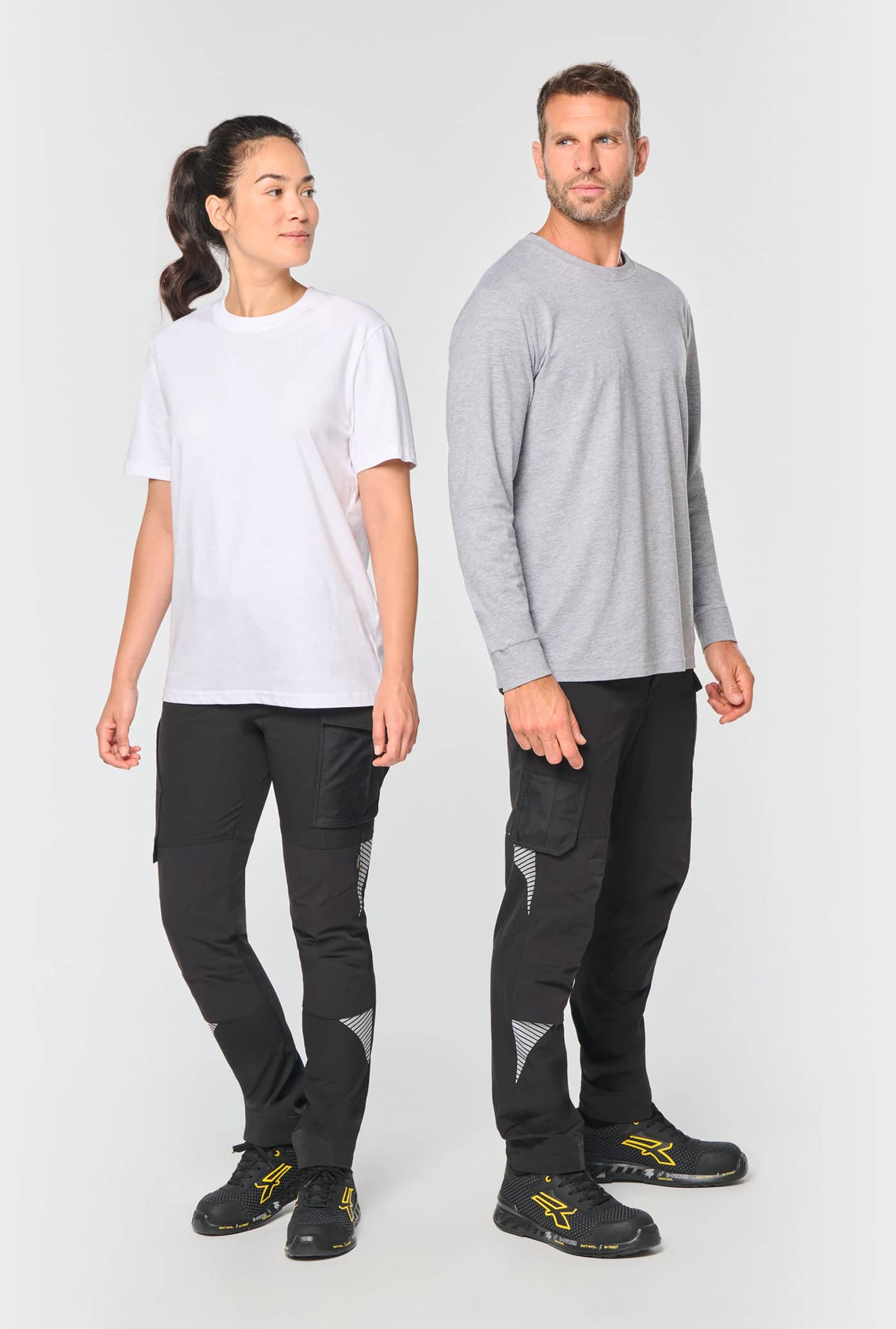 Recycelte Stretchhose mit mehreren Taschen