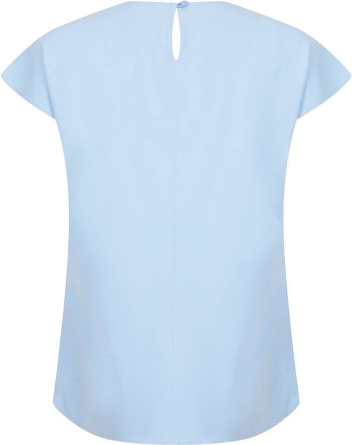 Ladies´ Pleat Front Short Sleeve Blouse