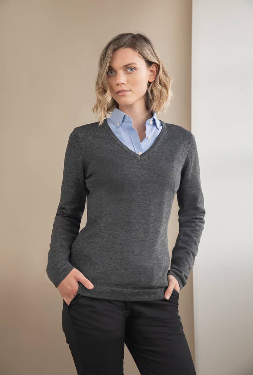 Ladies´ Lightweight V-Neck Jumper