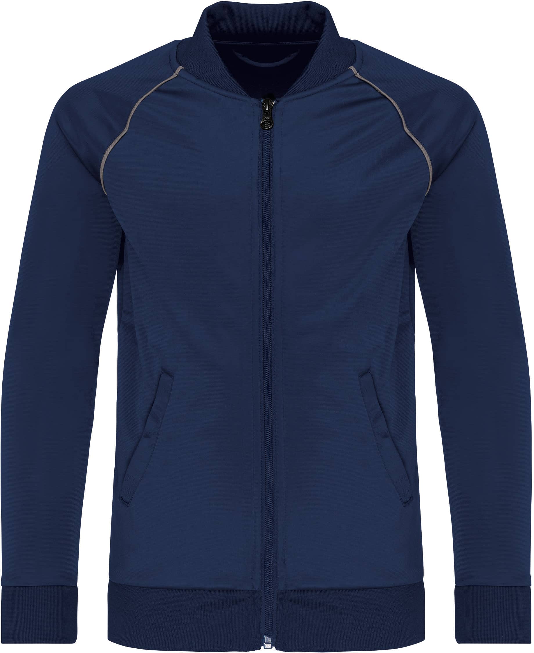 Trainingsjacke mit Reißverschluss und Paspel für Kinder