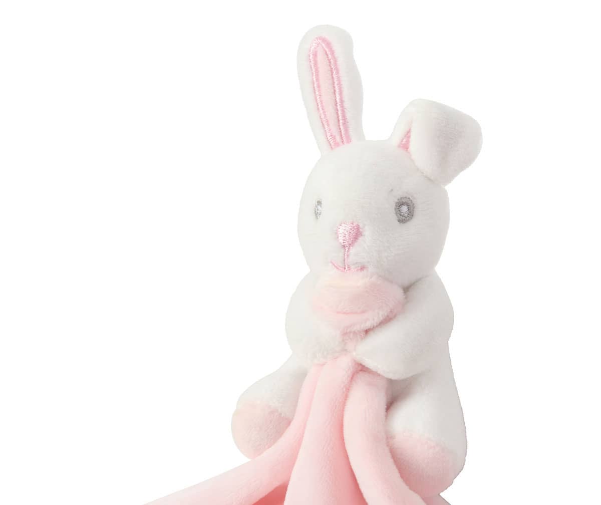 Baby Animal Comforter With Rattle