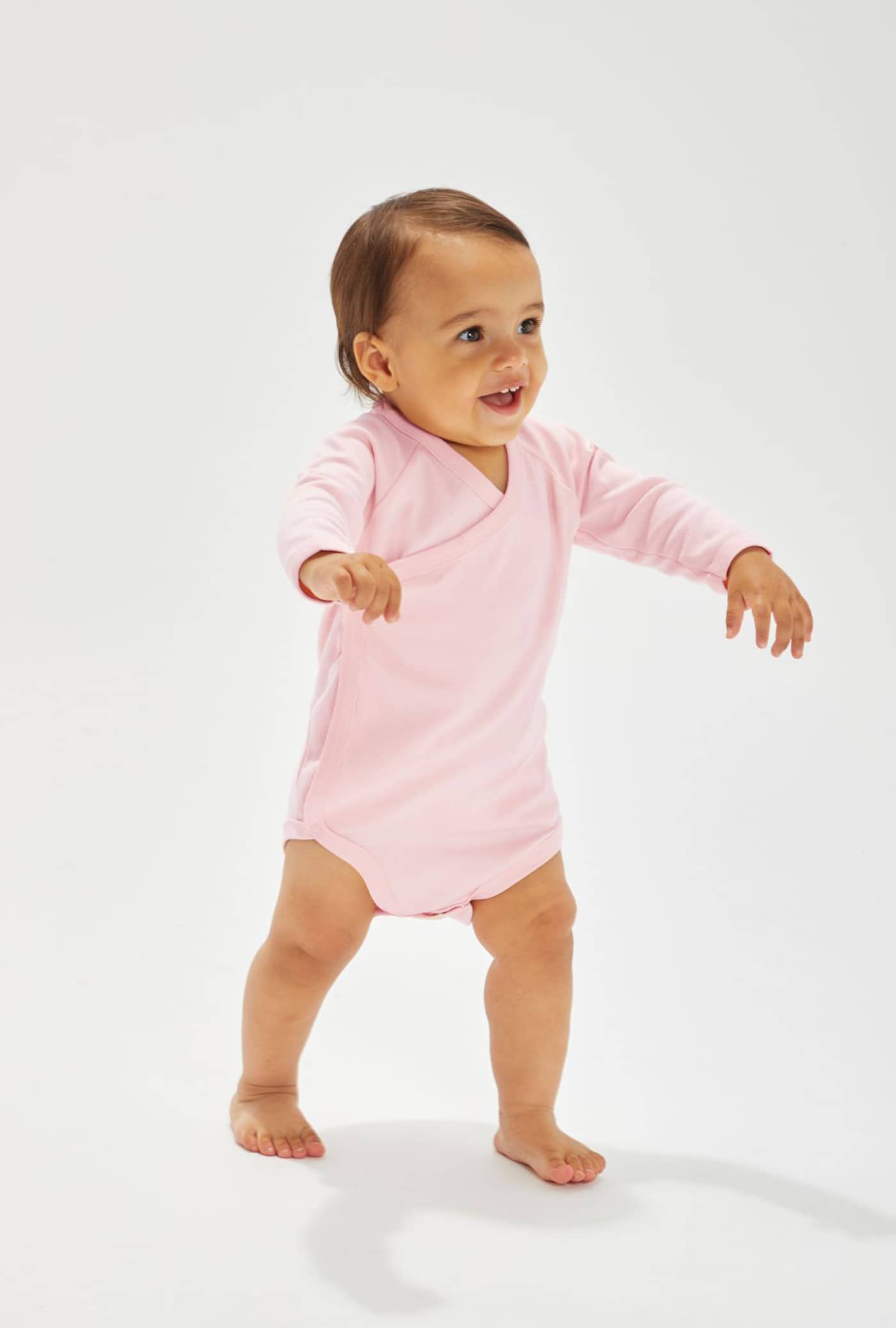 Baby Long Sleeve Kimono Bodysuit