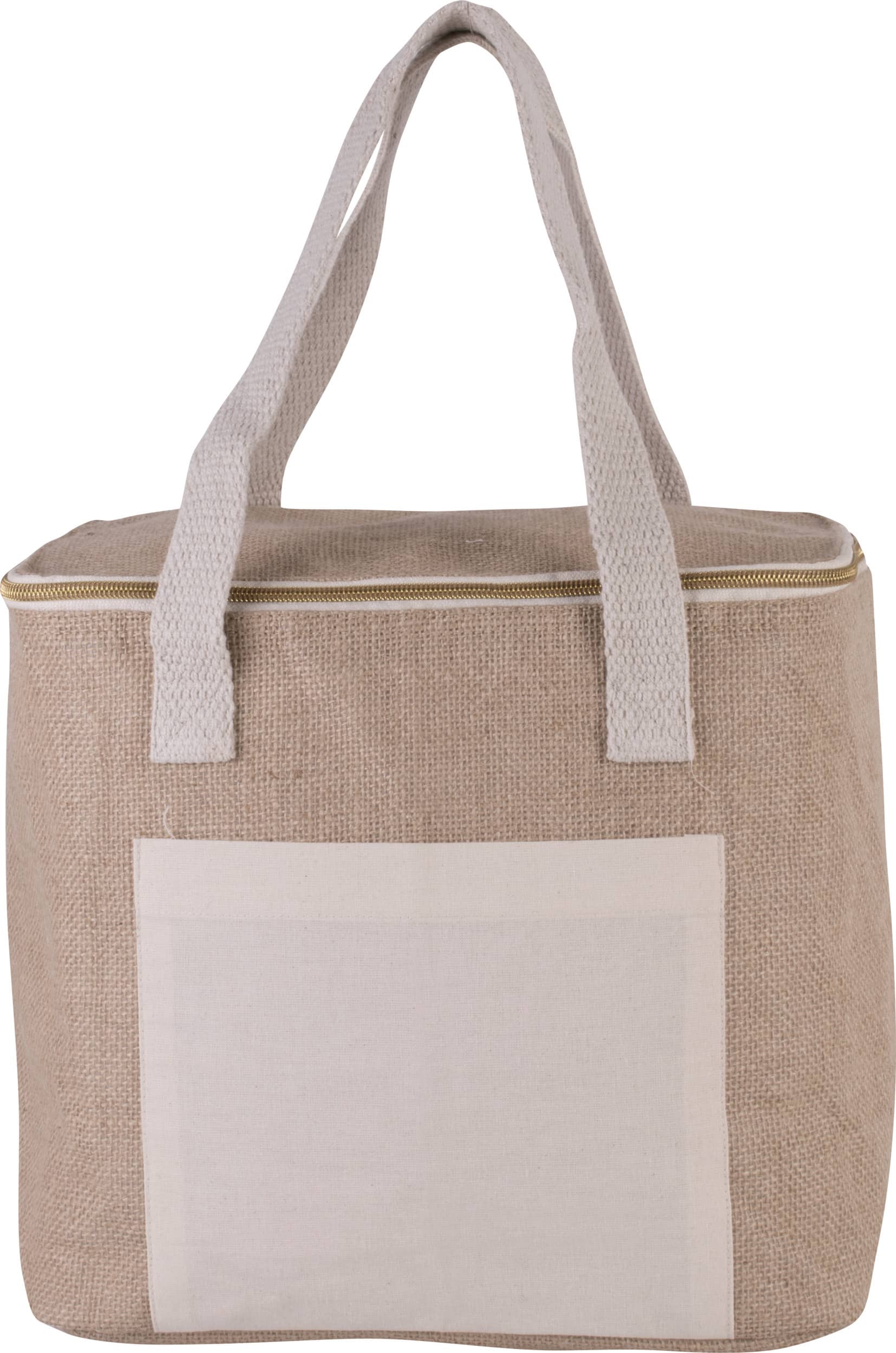 Mittelgroße Kühltasche aus Jute