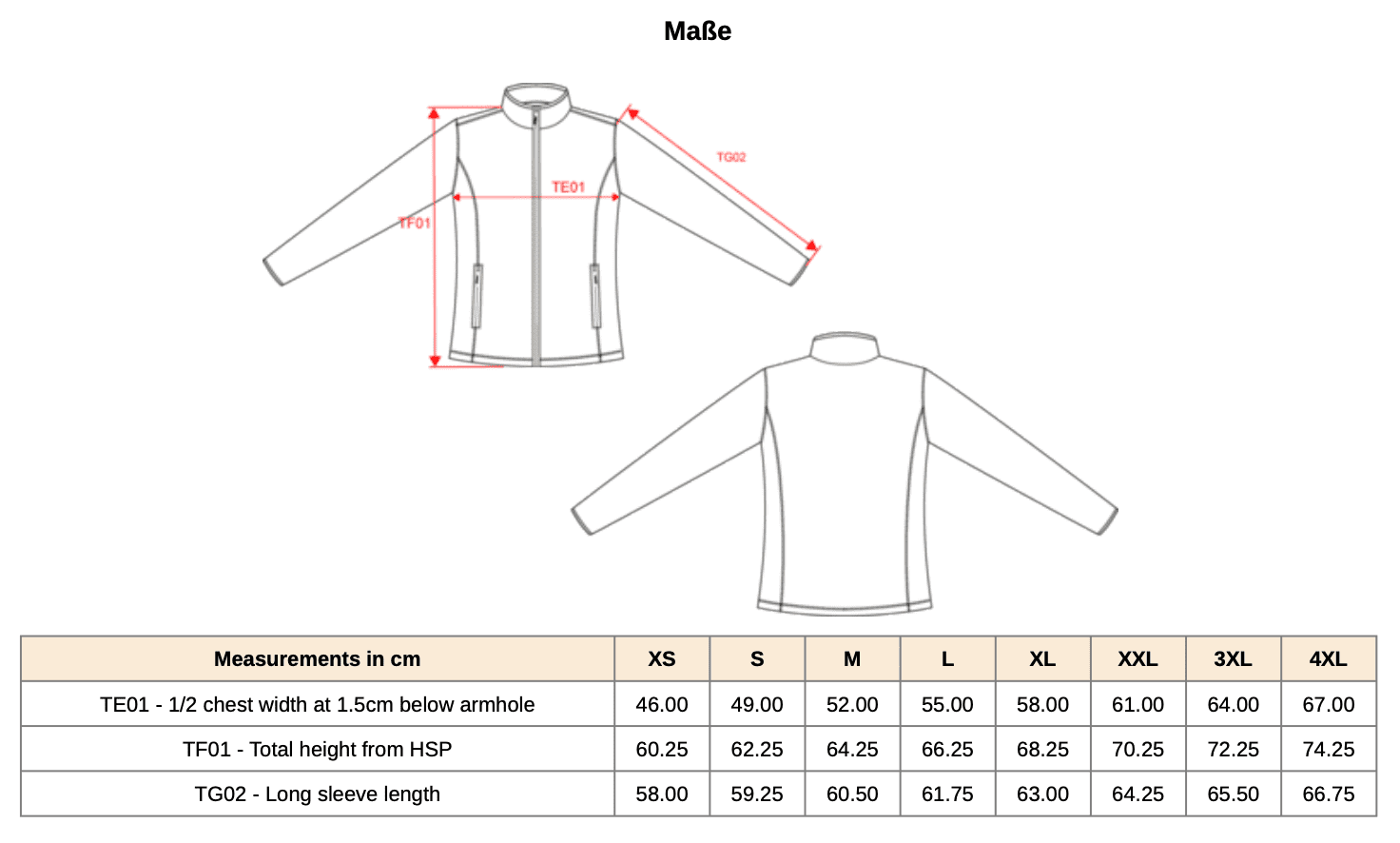 Mikrofleece-Jacke mit Reißverschluss für Damen