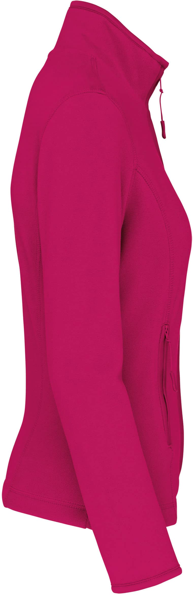 Mikrofleece-Jacke mit Reißverschluss für Damen
