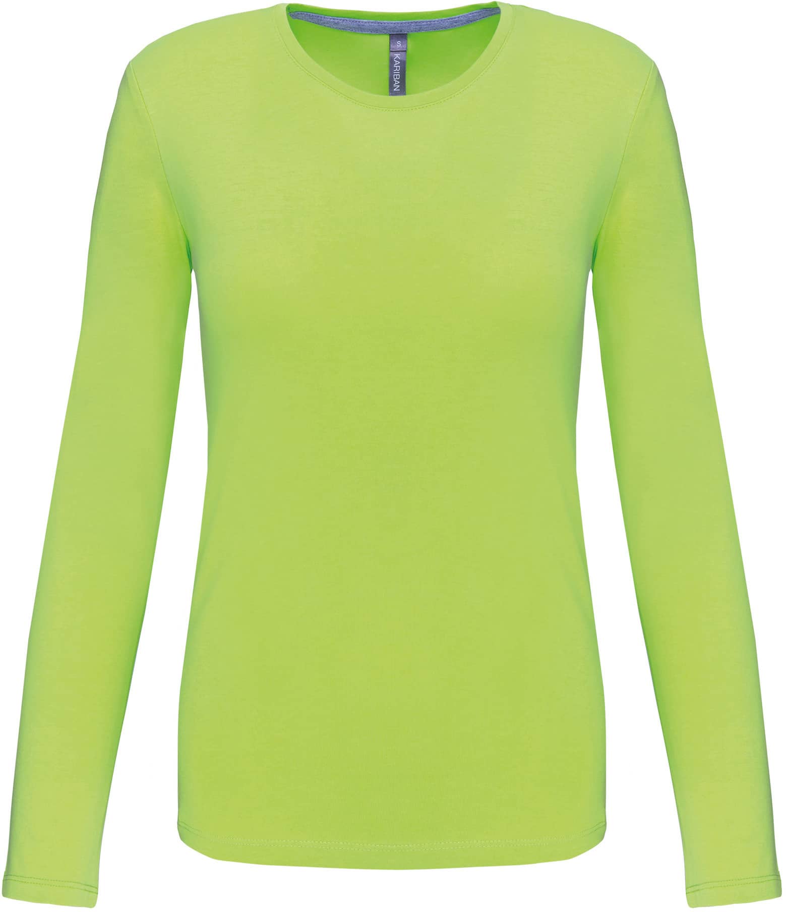 Ladies` Long-sleeved Crew Neck T-shirt