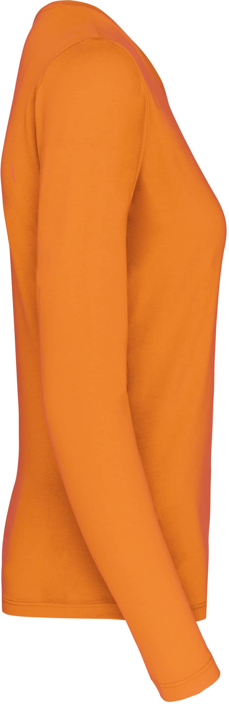 Ladies` Long-sleeved Crew Neck T-shirt