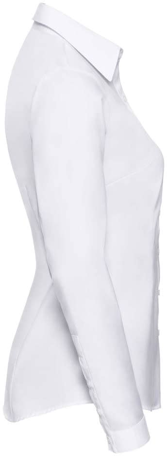 Ladies' Long Sleeve Tailored Herringbone Shirt