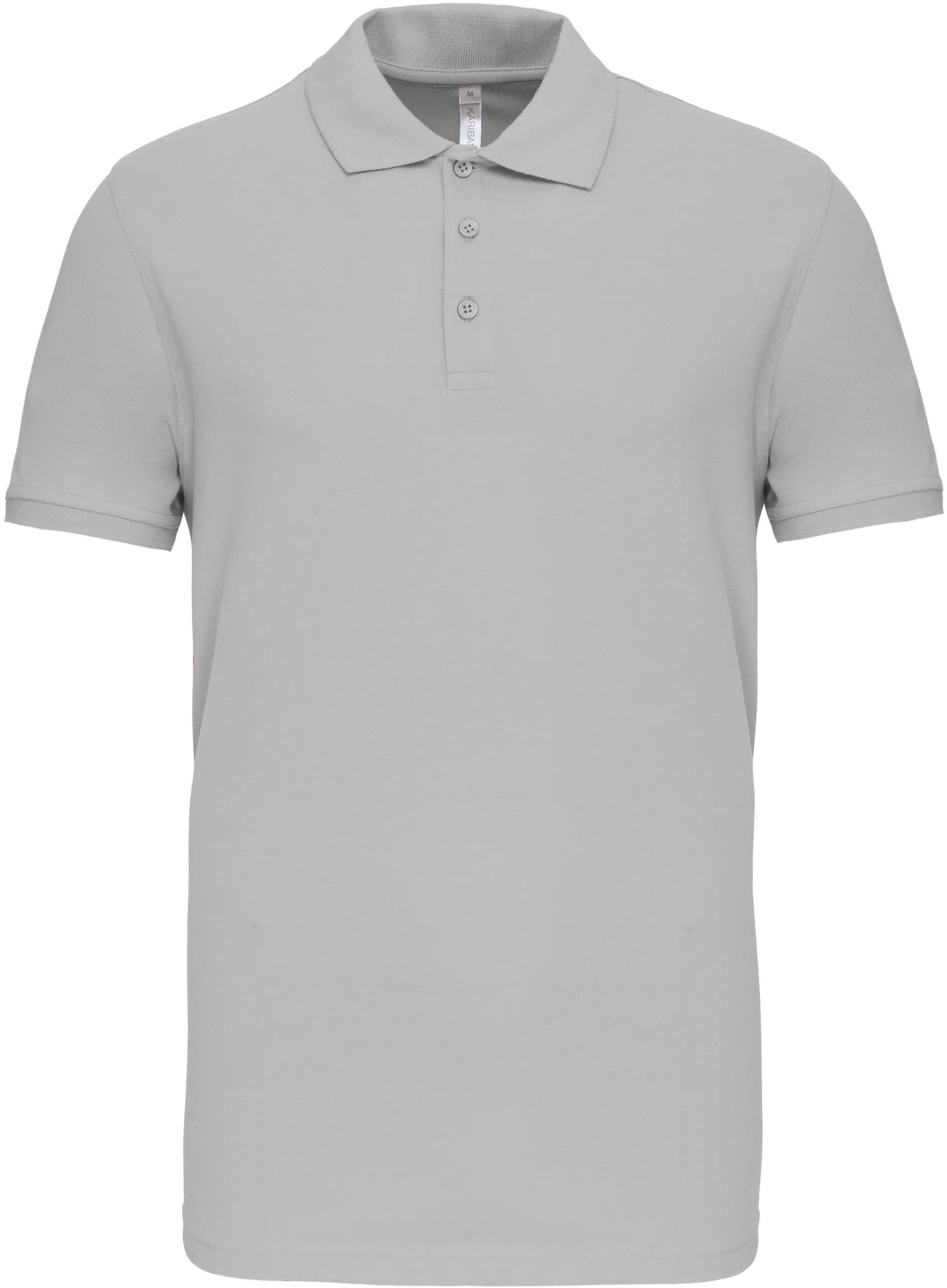Kurzarm-Polohemd für Herren aus Baumwollpiqué