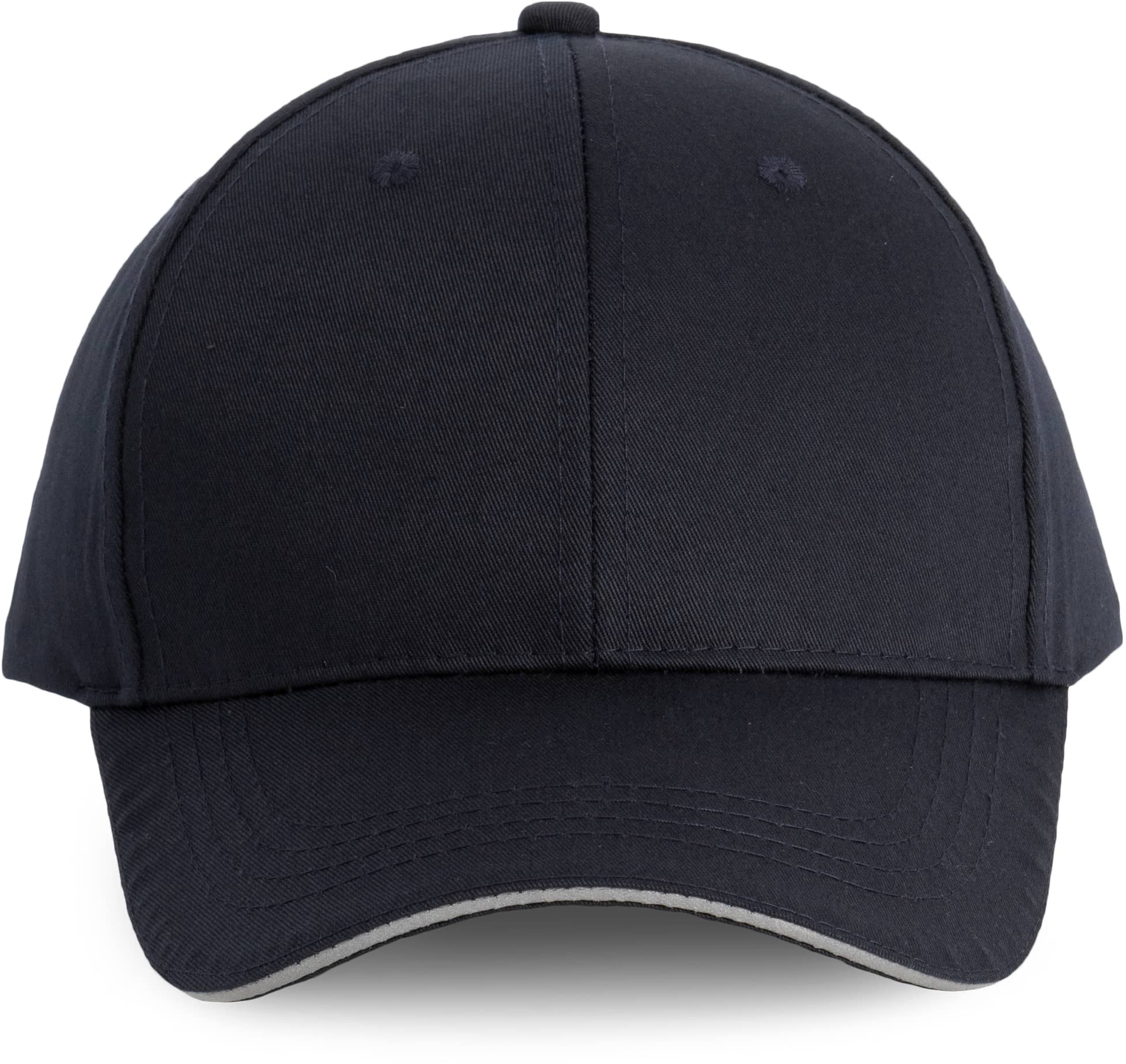 6-Panel-Cap mit Kontrast-Sandwichschirm OEKO-TEX® STANDARD 100