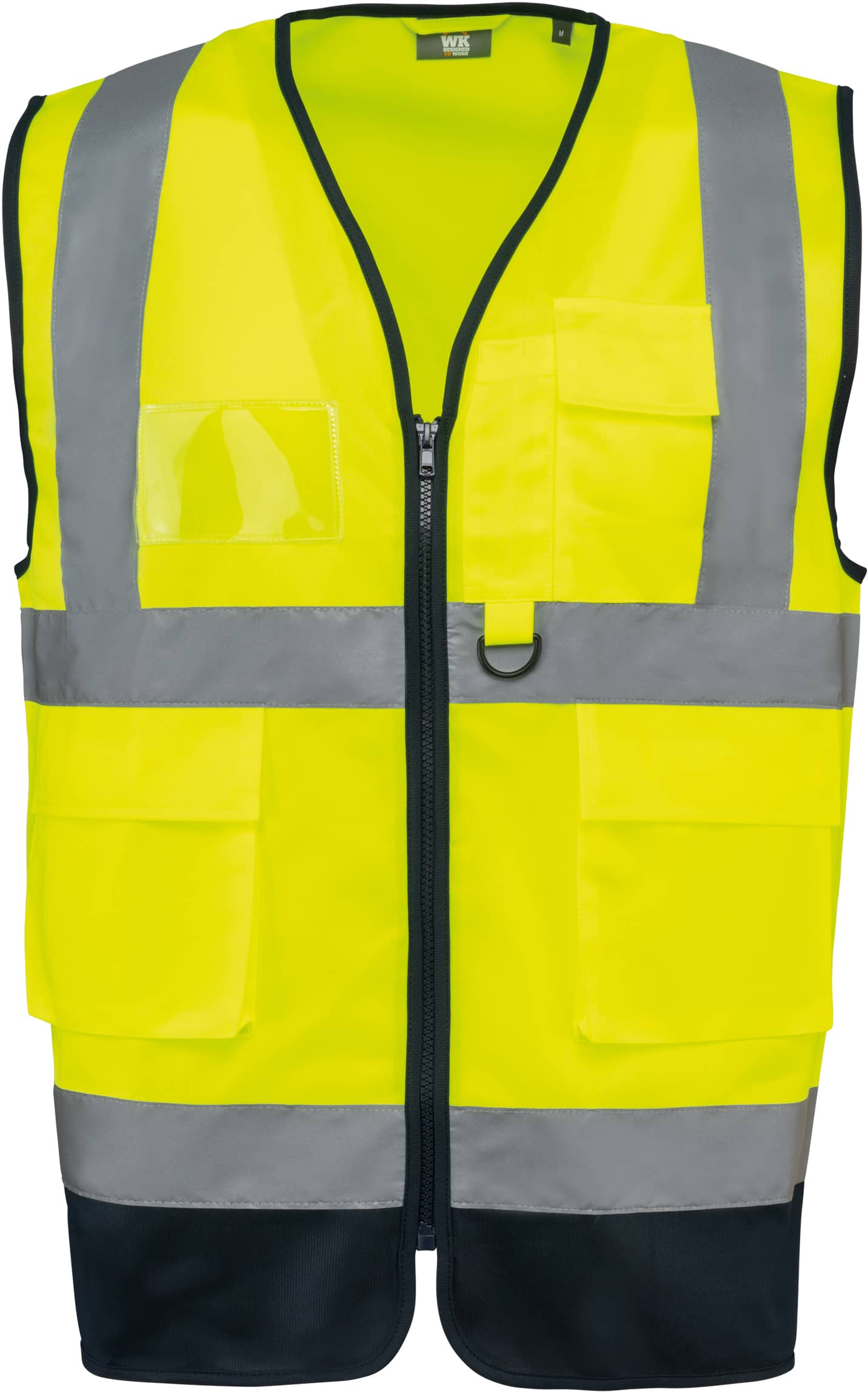 Recycelte HI-VIS SICHERHEITSWESTE mit Reißverschluss