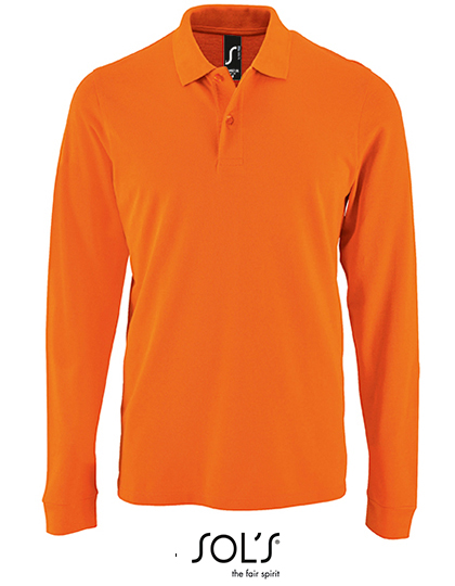 Men´s Long-Sleeve Piqué Polo Shirt Perfect