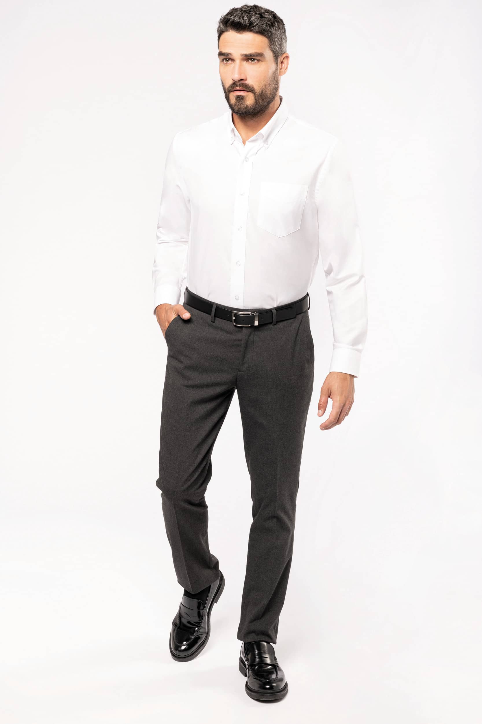 Herren Oxfordhemd Langarm