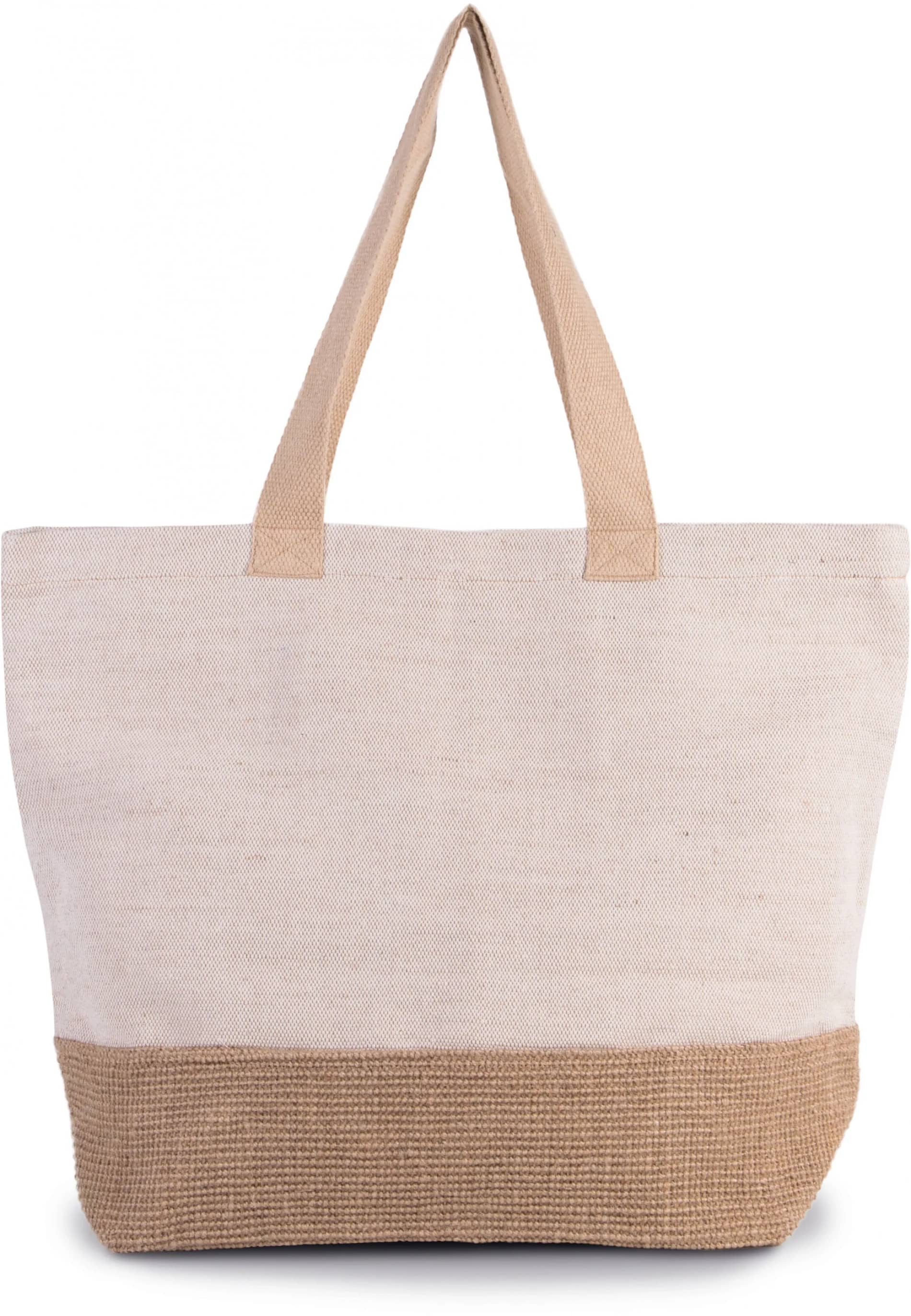 Shopping-Beuteltasche mit rustikalem Look - Natural
