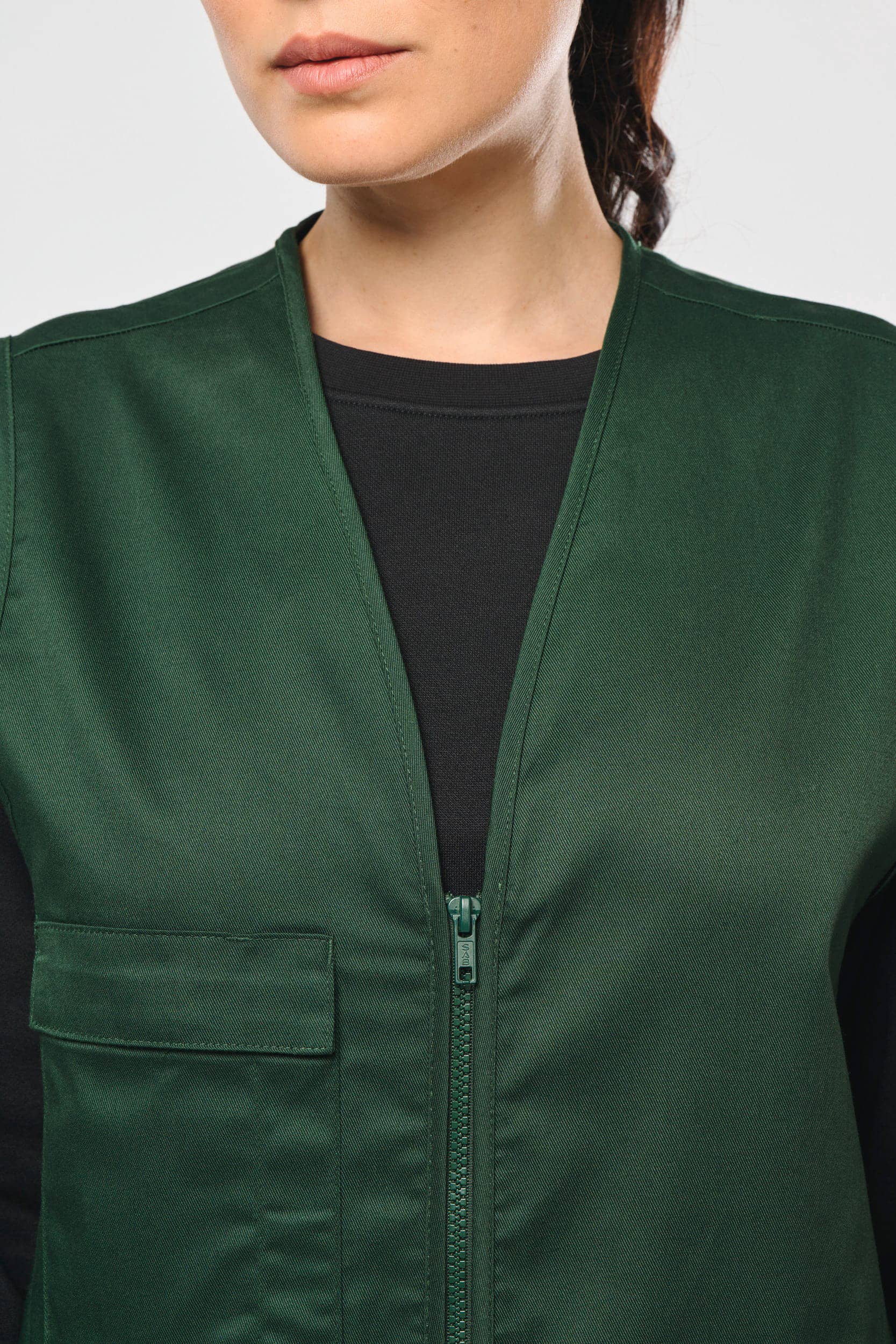 Unisex-Weste aus  Baumwollpolyester mit mehreren Taschen