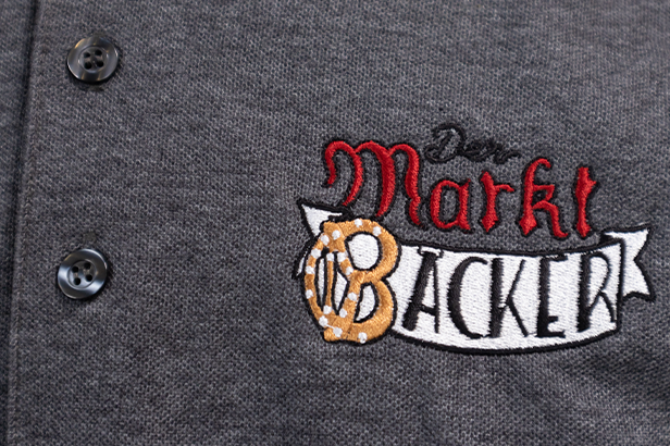 Referenz Poloshirt Stick Der Marktbäcker