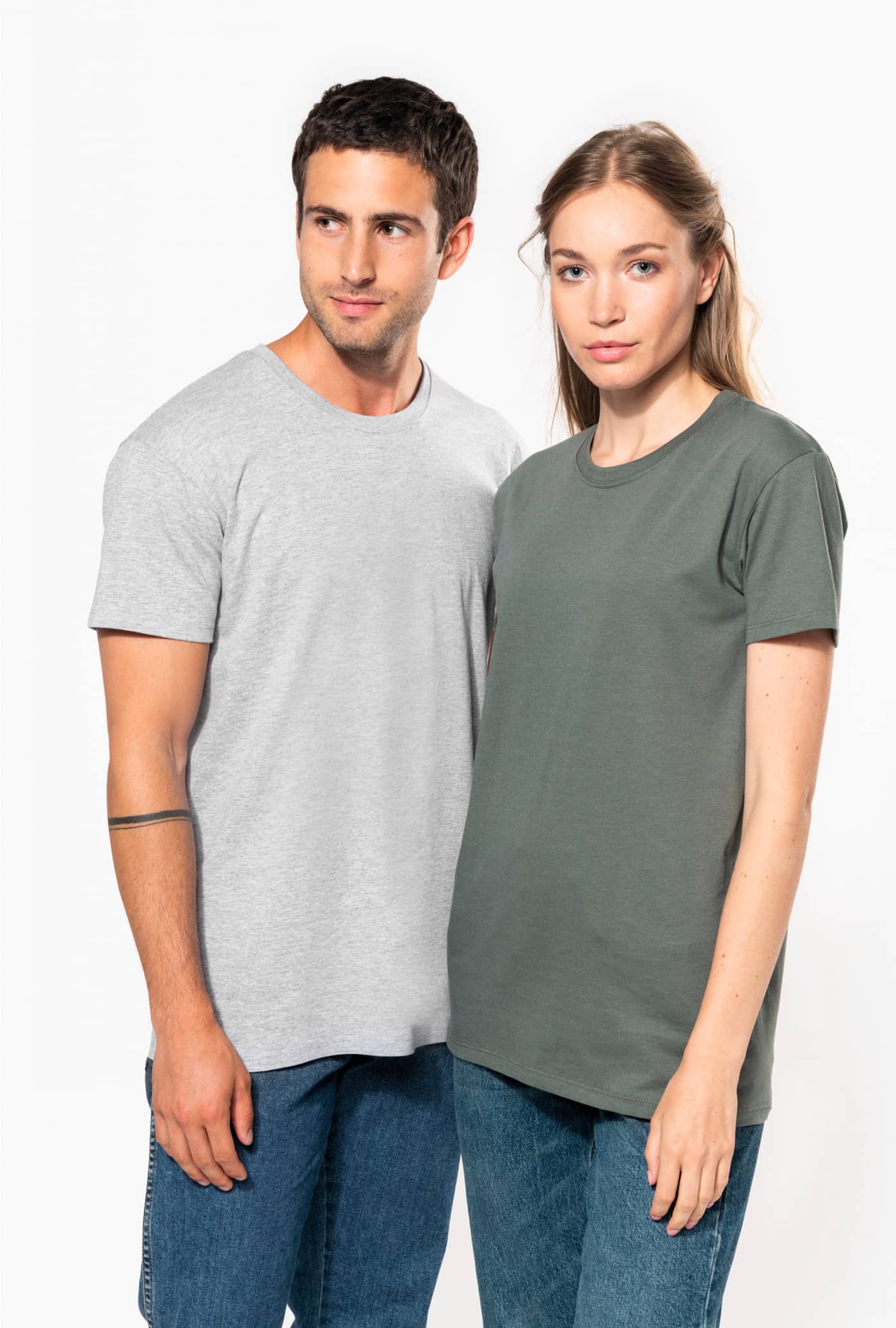 T-Shirt mit Rundhalsausschnitt Bio190IC