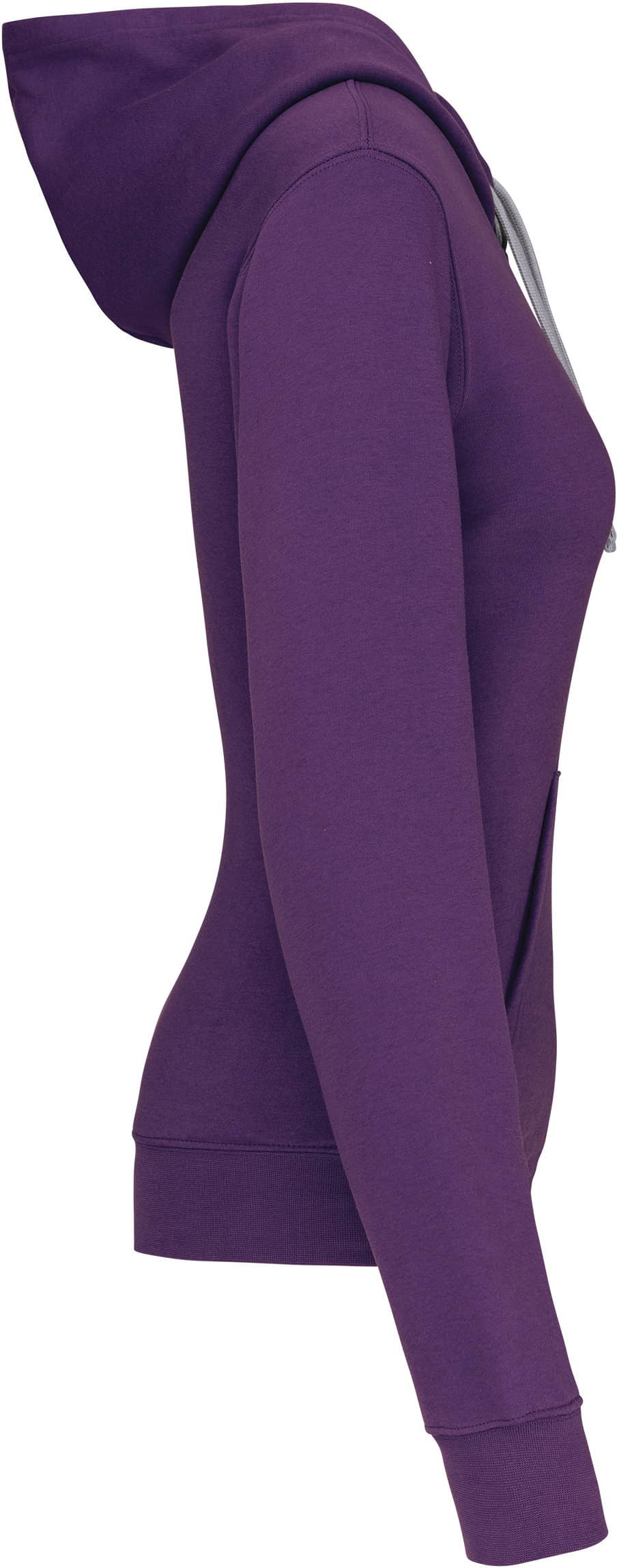 Damen-Kapuzensweatshirt bicolor