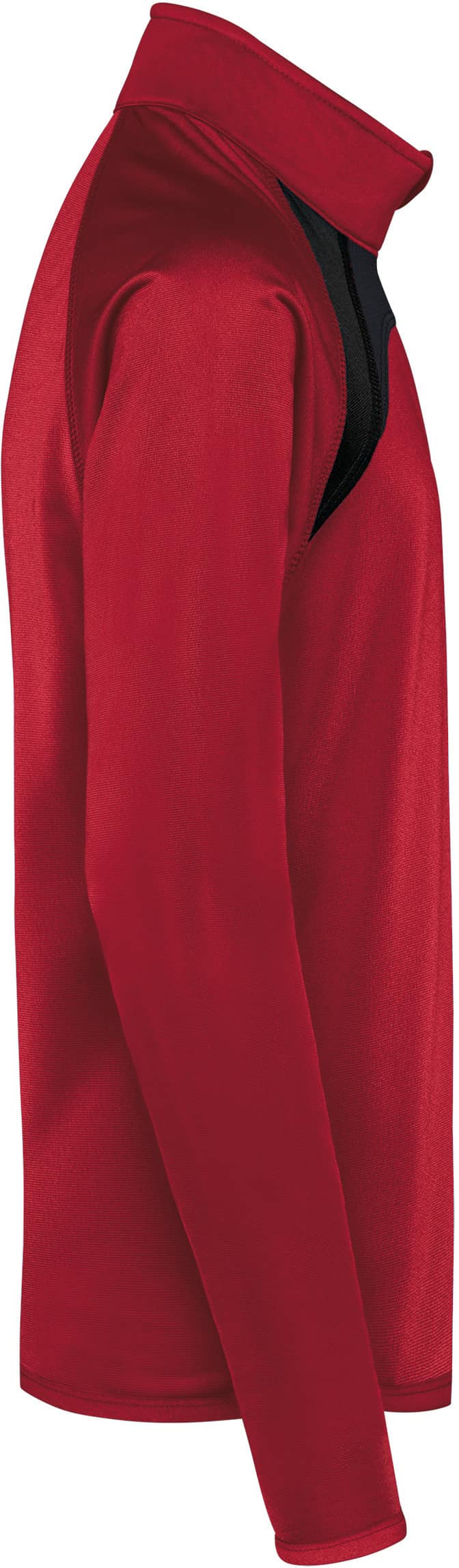 Kinder Trainings-Sweatshirt mit 1/4 Reißverschluss