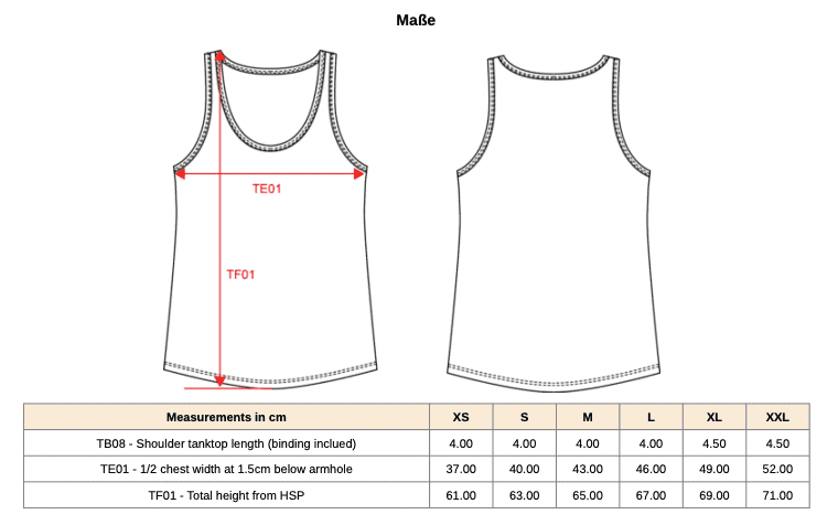Umweltfreundliches Muskelshirt für Damen