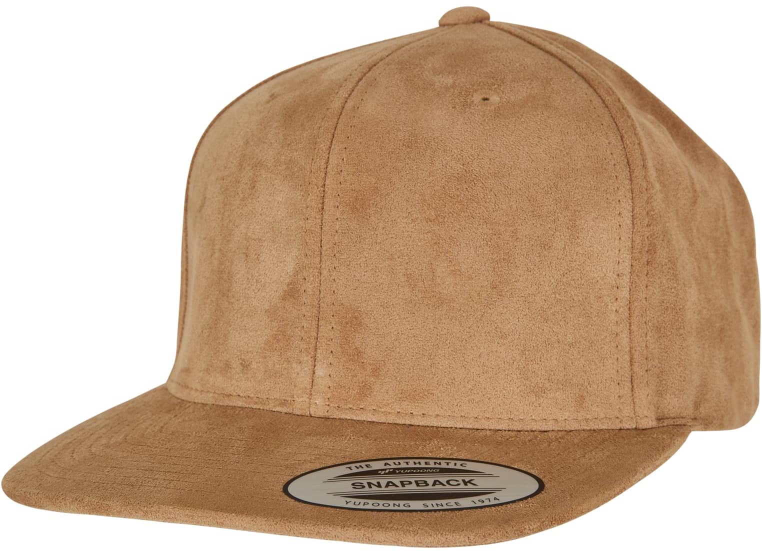 Suede Leather Snapback