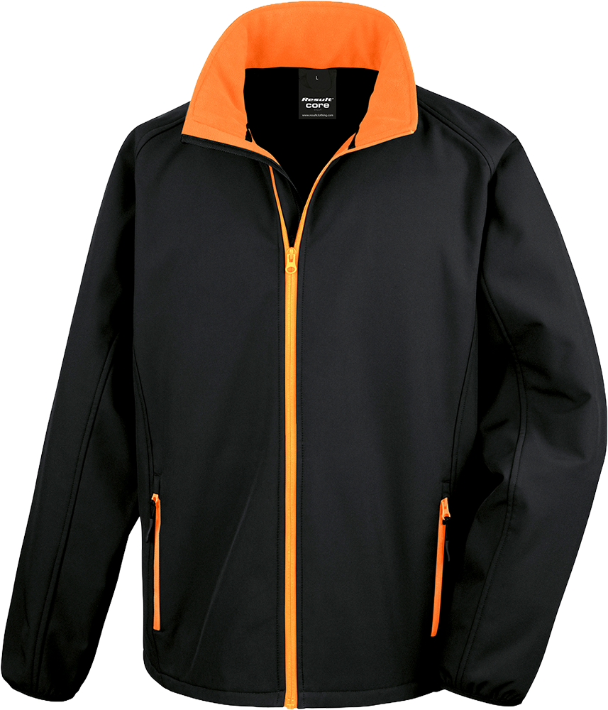 Men's Printable Softshell Jacket with Recycled Fleece Inner