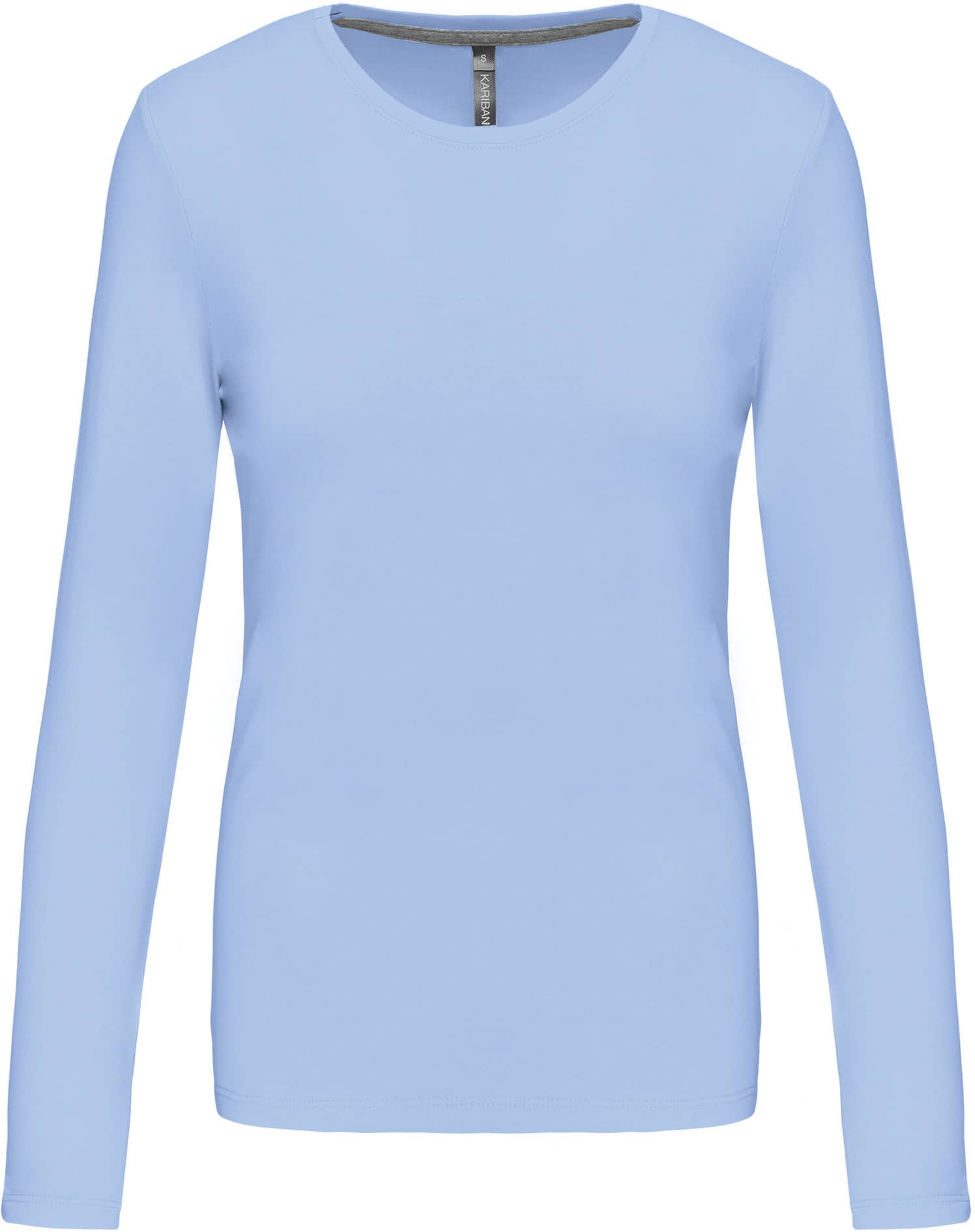 Ladies` Long-sleeved Crew Neck T-shirt