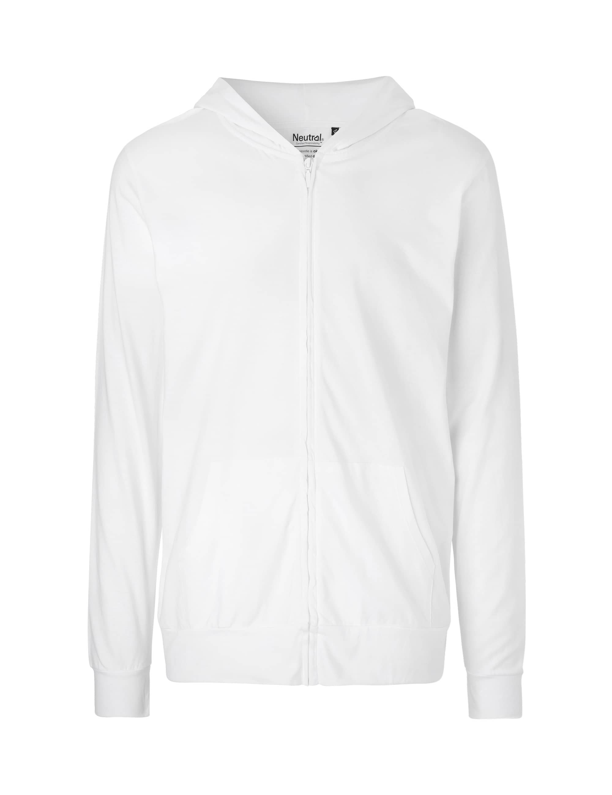 Unisex Jersey Hoodie With Zip