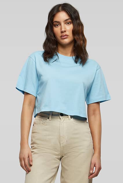 Ladies Short Oversized Tee
