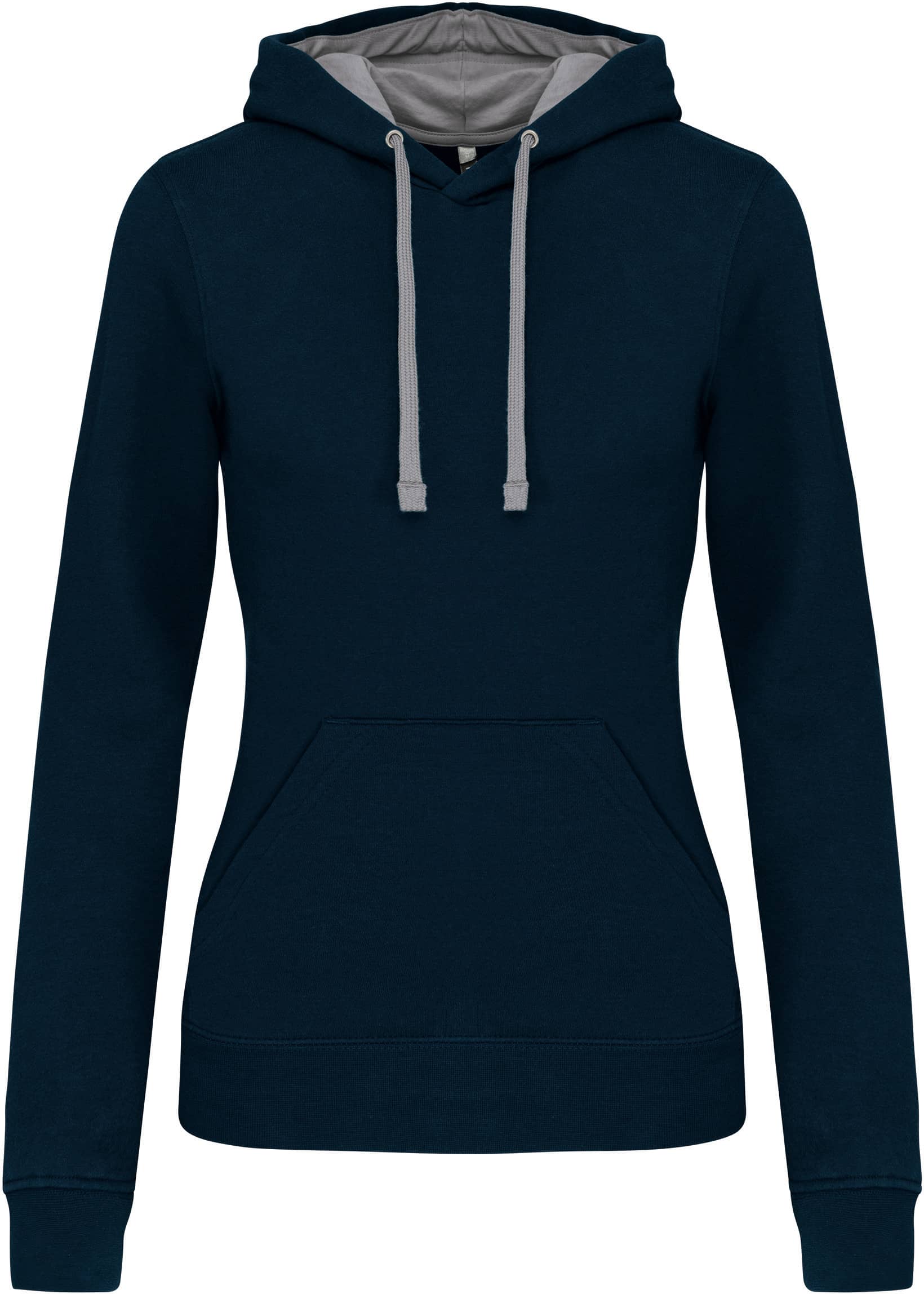 Damen-Kapuzensweatshirt bicolor