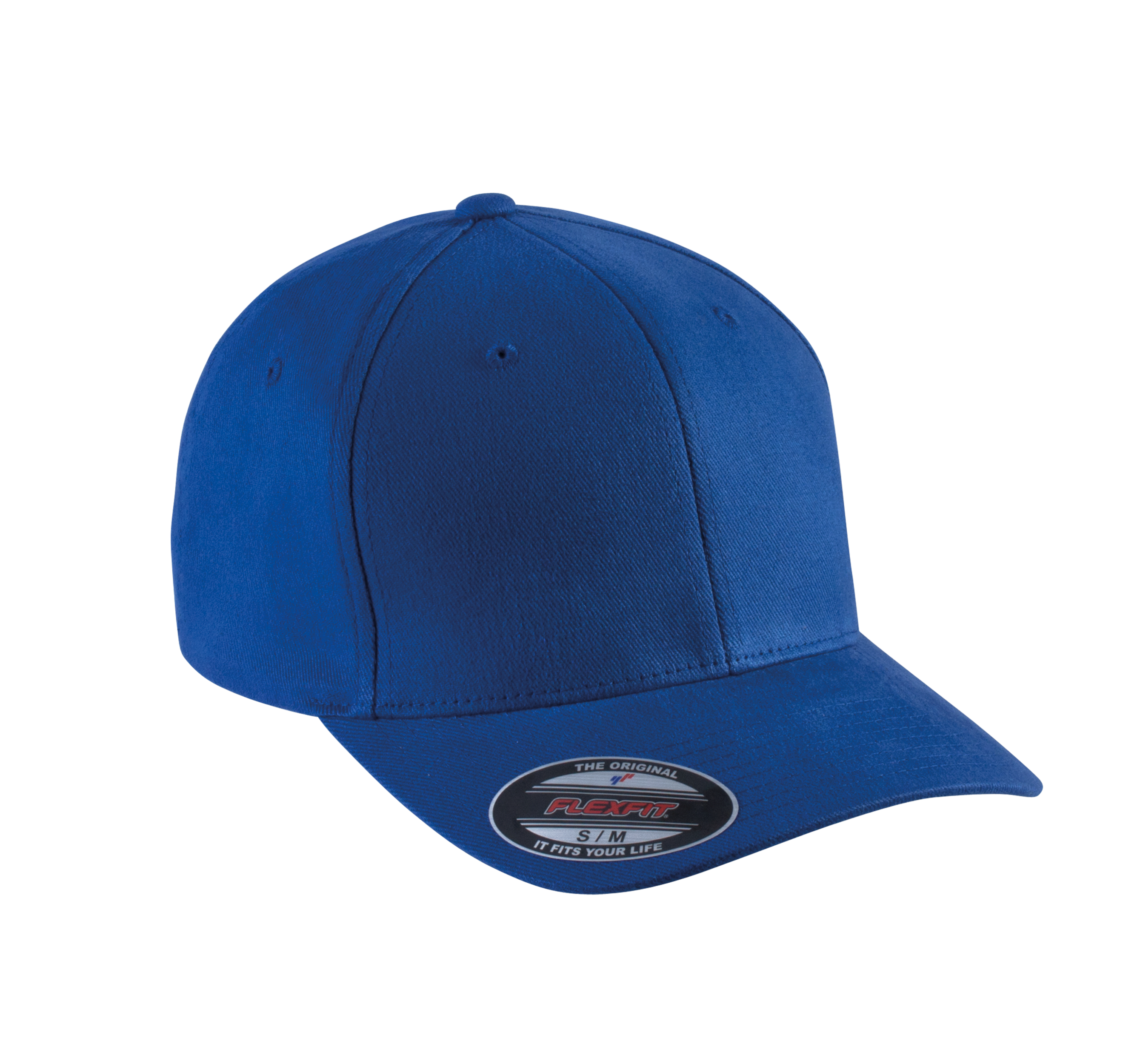 6-Panel Flexfit  Schirmmütze - Gebürstete Baumwolle