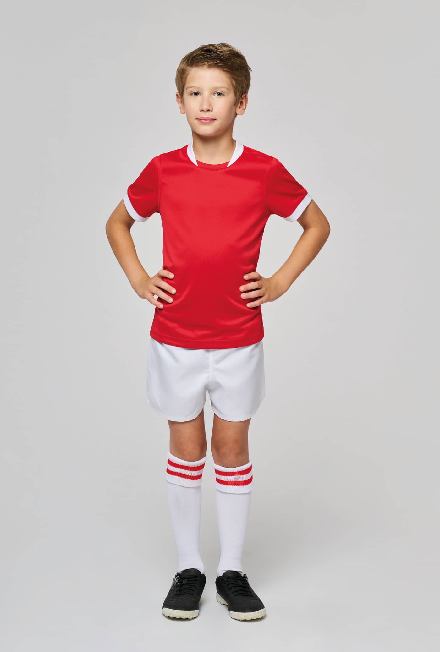 Rugby-Trikot mit kurzen Ärmeln für Kinder