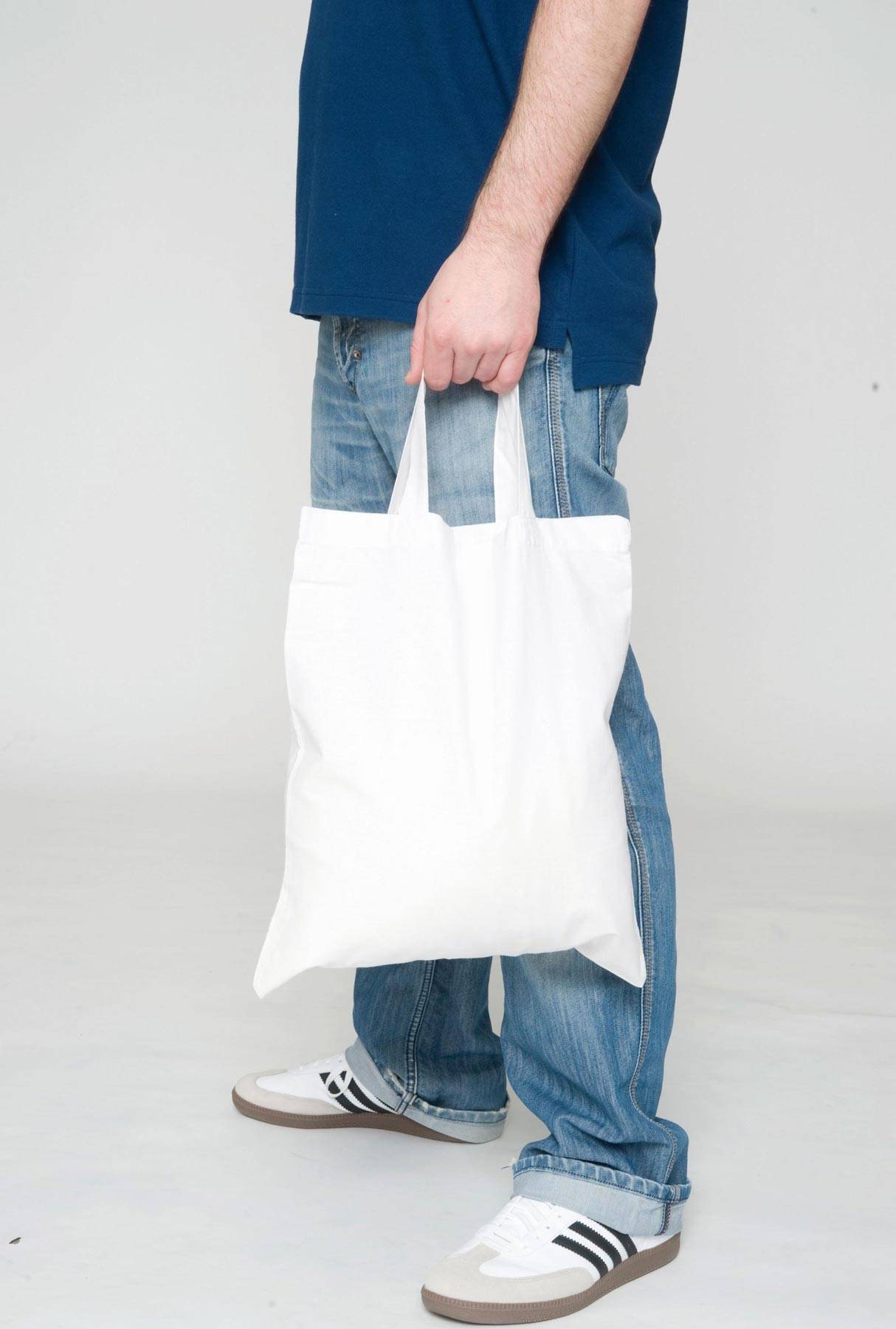 Cotton Bag PREMIUM Short Handles