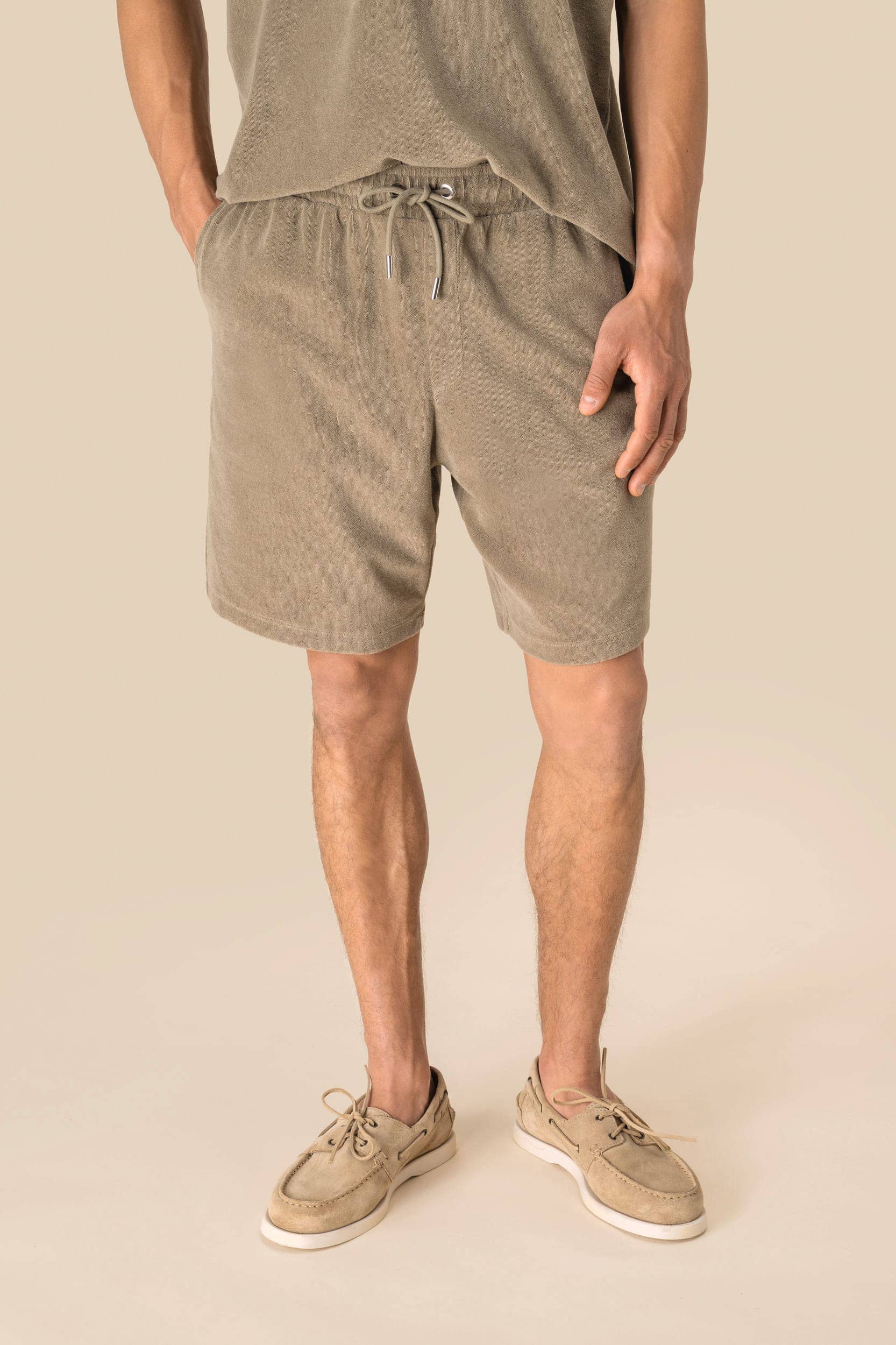 Umweltfreundliche Herrenshorts aus Frottee