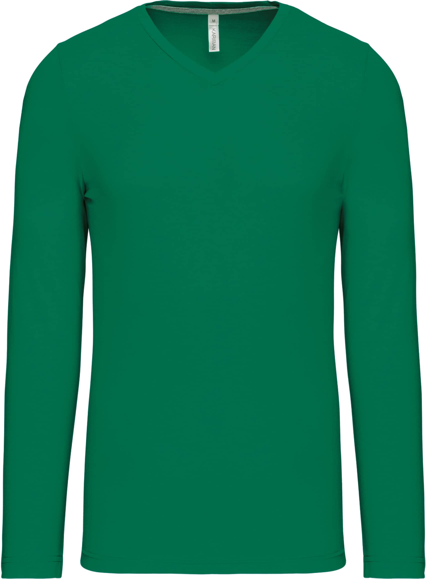 Men`s long-sleeved V-Neck T-shirt