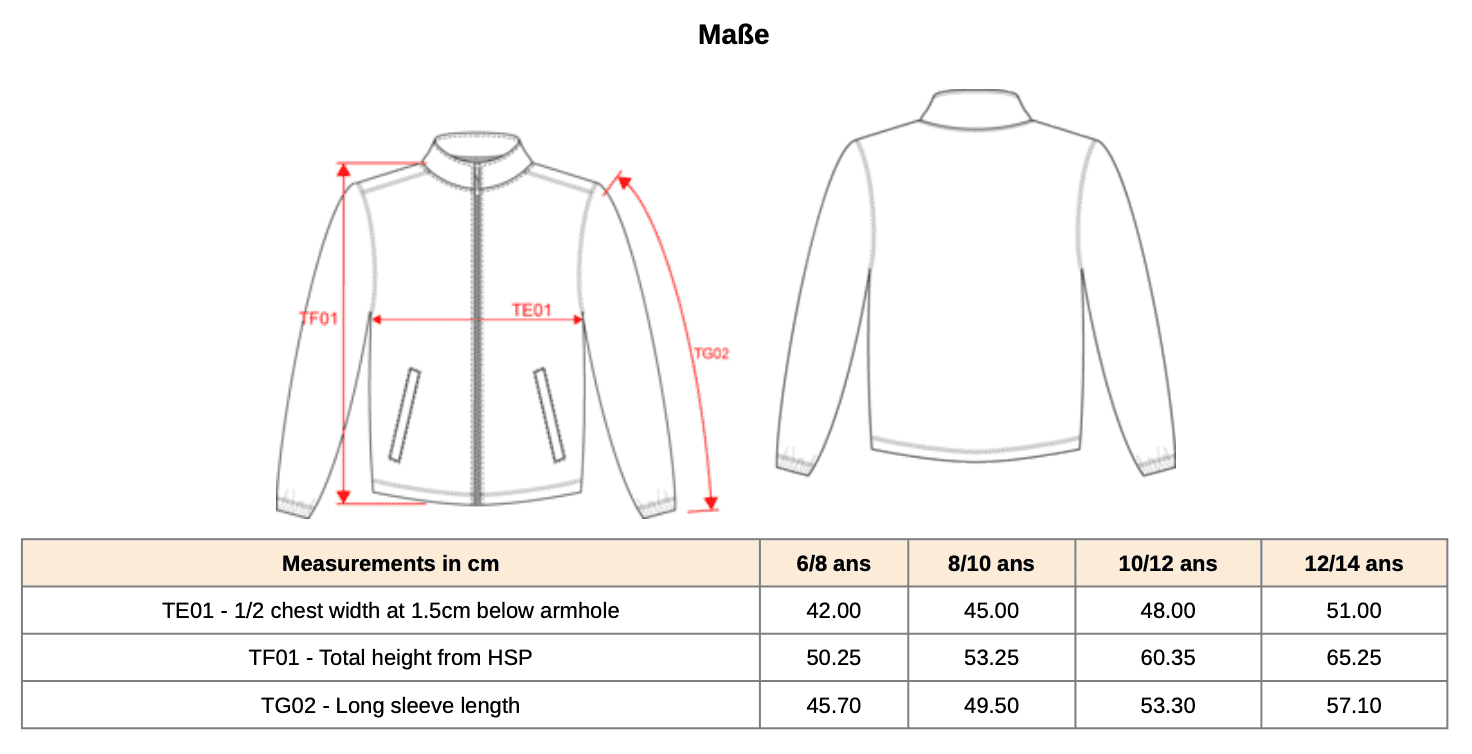 Kinder Mikrofleece-Jacke