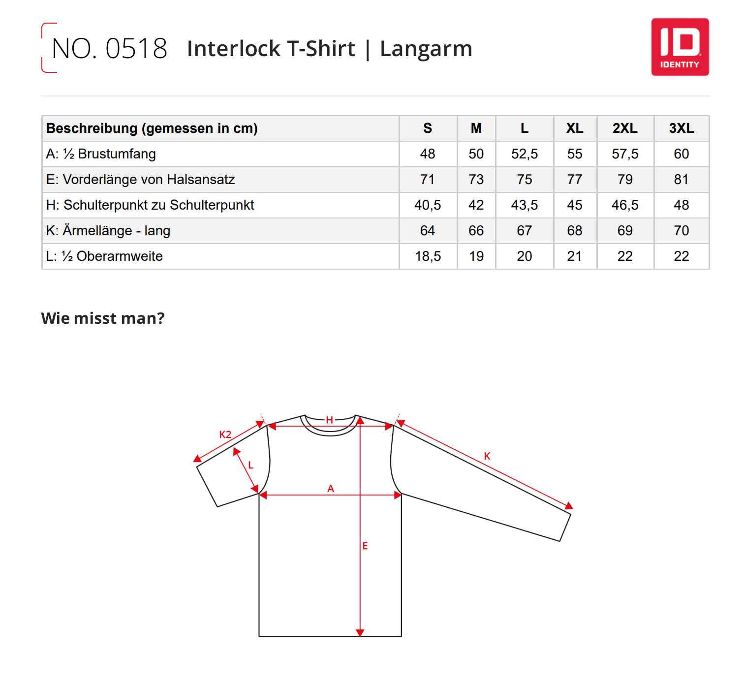 Interlock T-Shirt Longsleeve