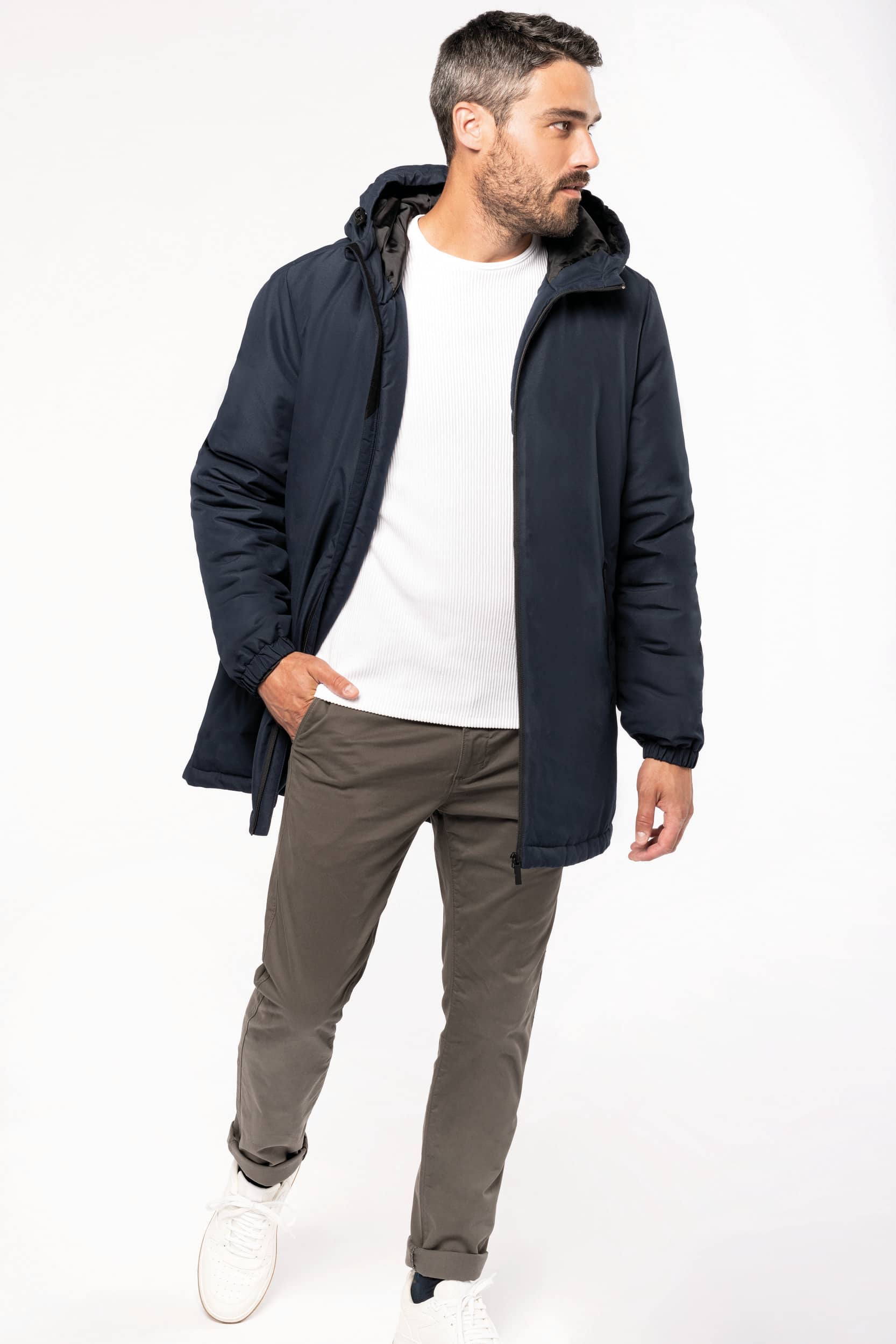 Recycelter Unisex-Kapuzenparka