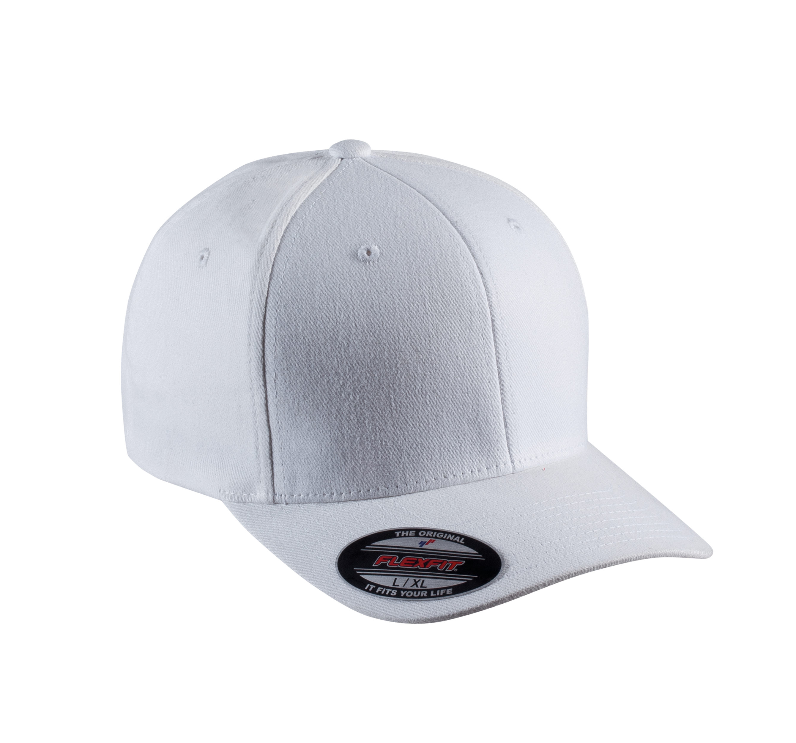 6-Panel Flexfit  Schirmmütze - Gebürstete Baumwolle