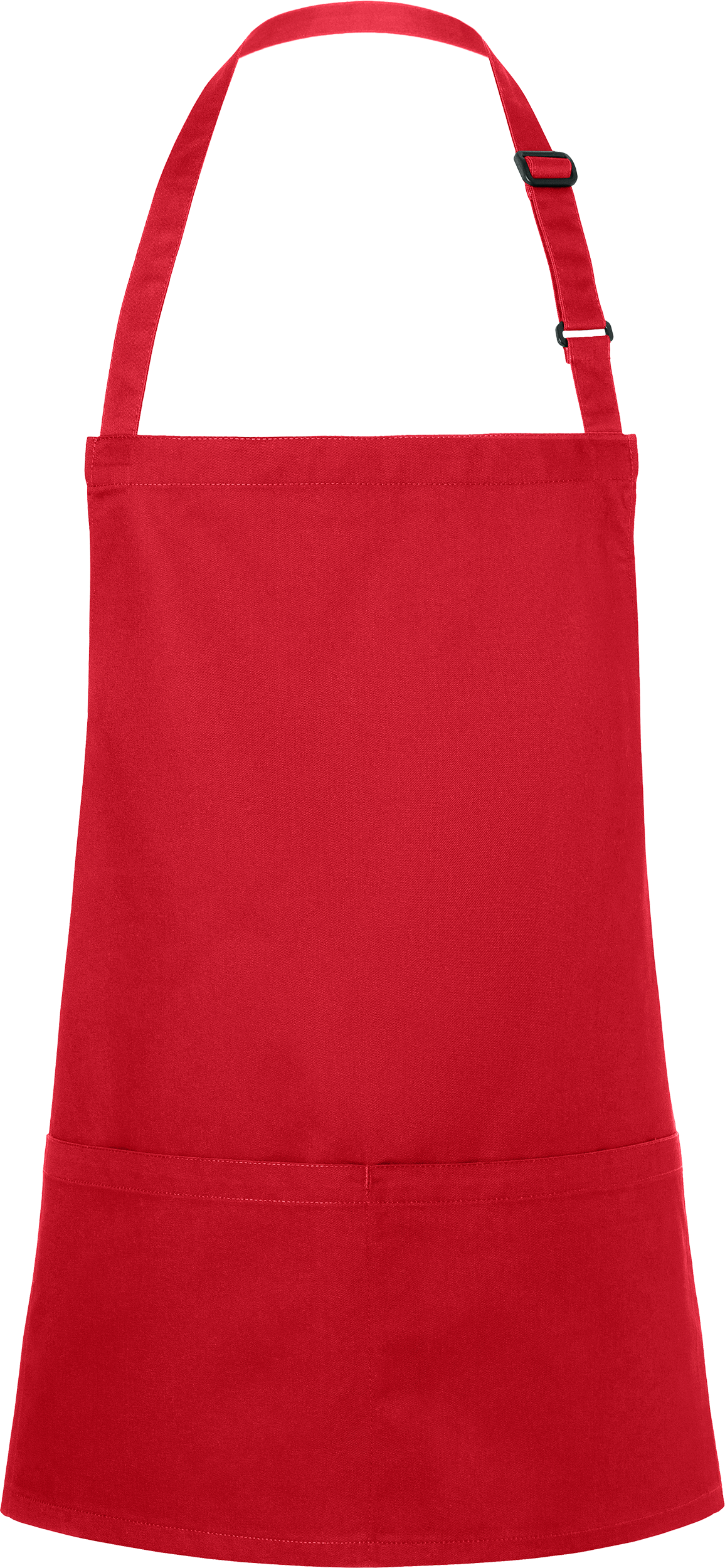 Kurze Latzschürze Basic mit Schnalle und Tasche