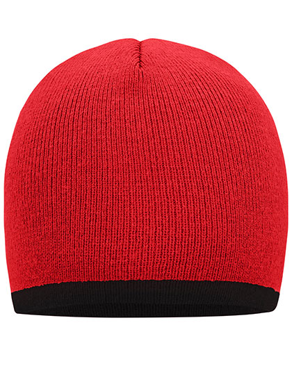 Beanie With Contrasting Border