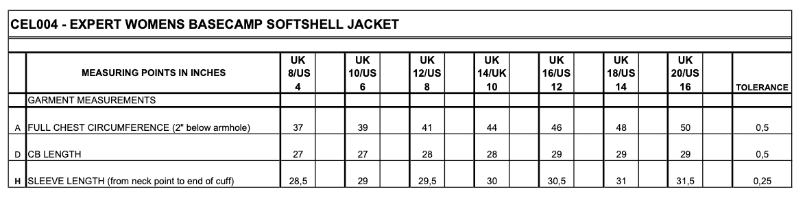 Expert Womens Basecamp Softshell Jacket