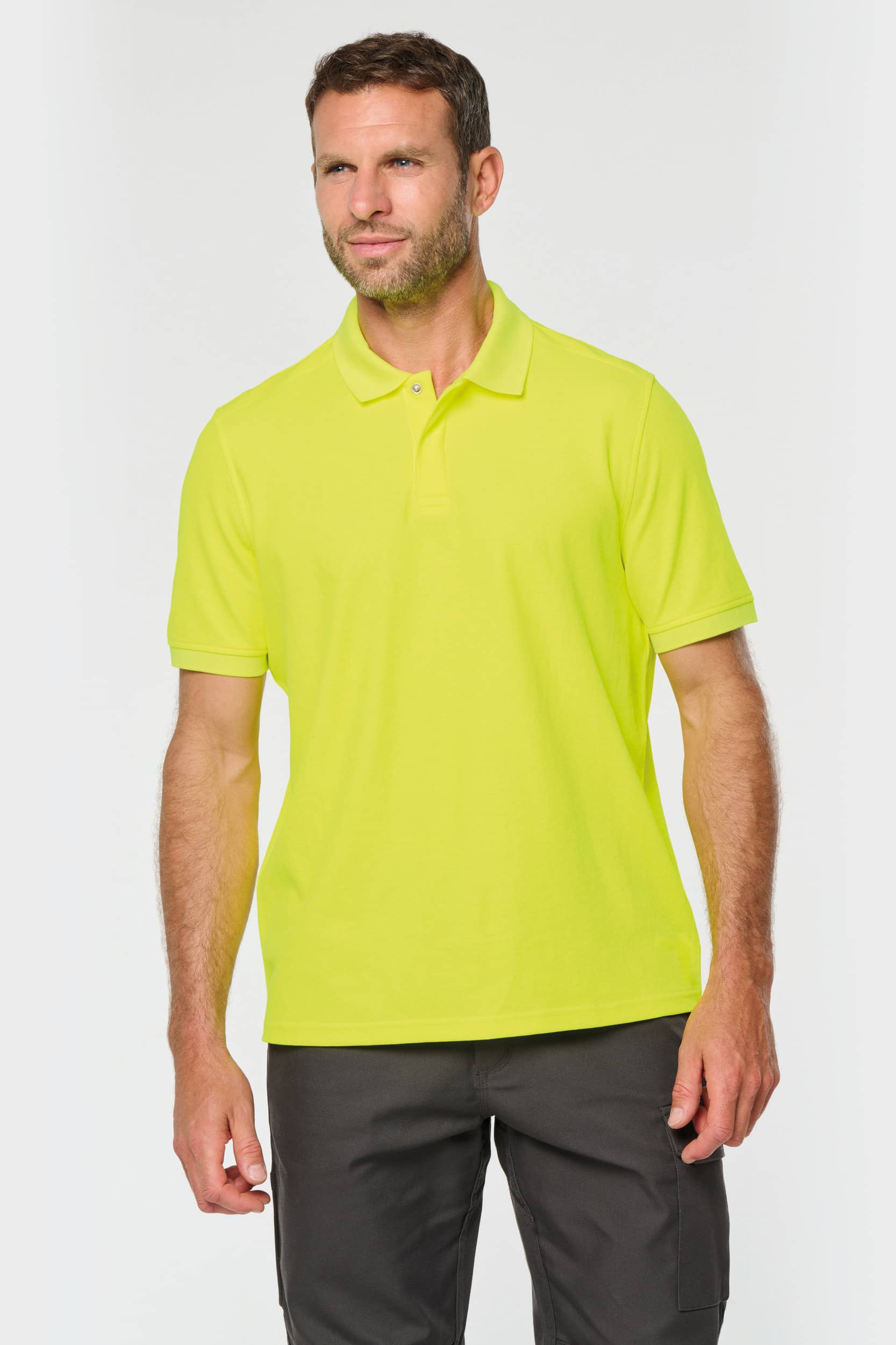 Umweltfreundliches Unisex-Polohemd aus Baumwolle/Polyester