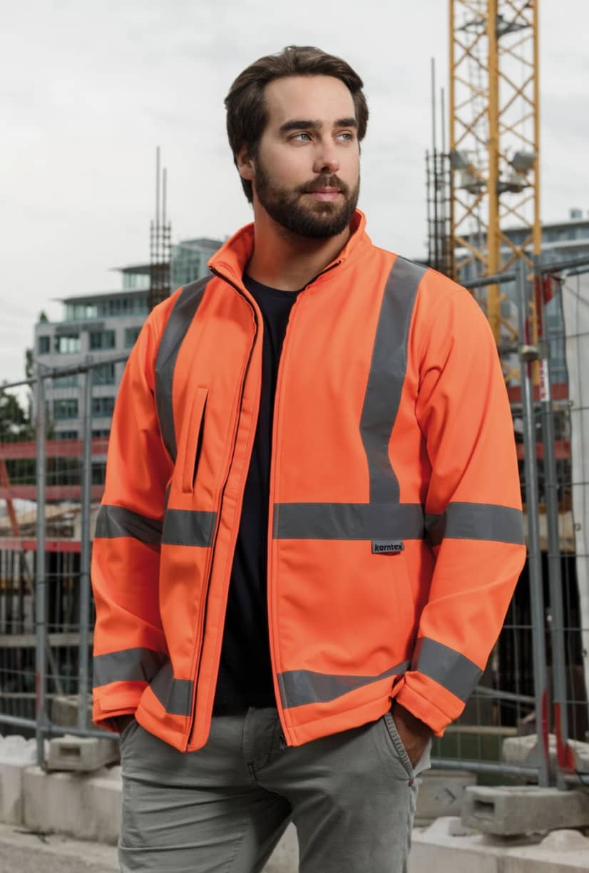 Hi-Vis Safety Softshell Jacket Turku