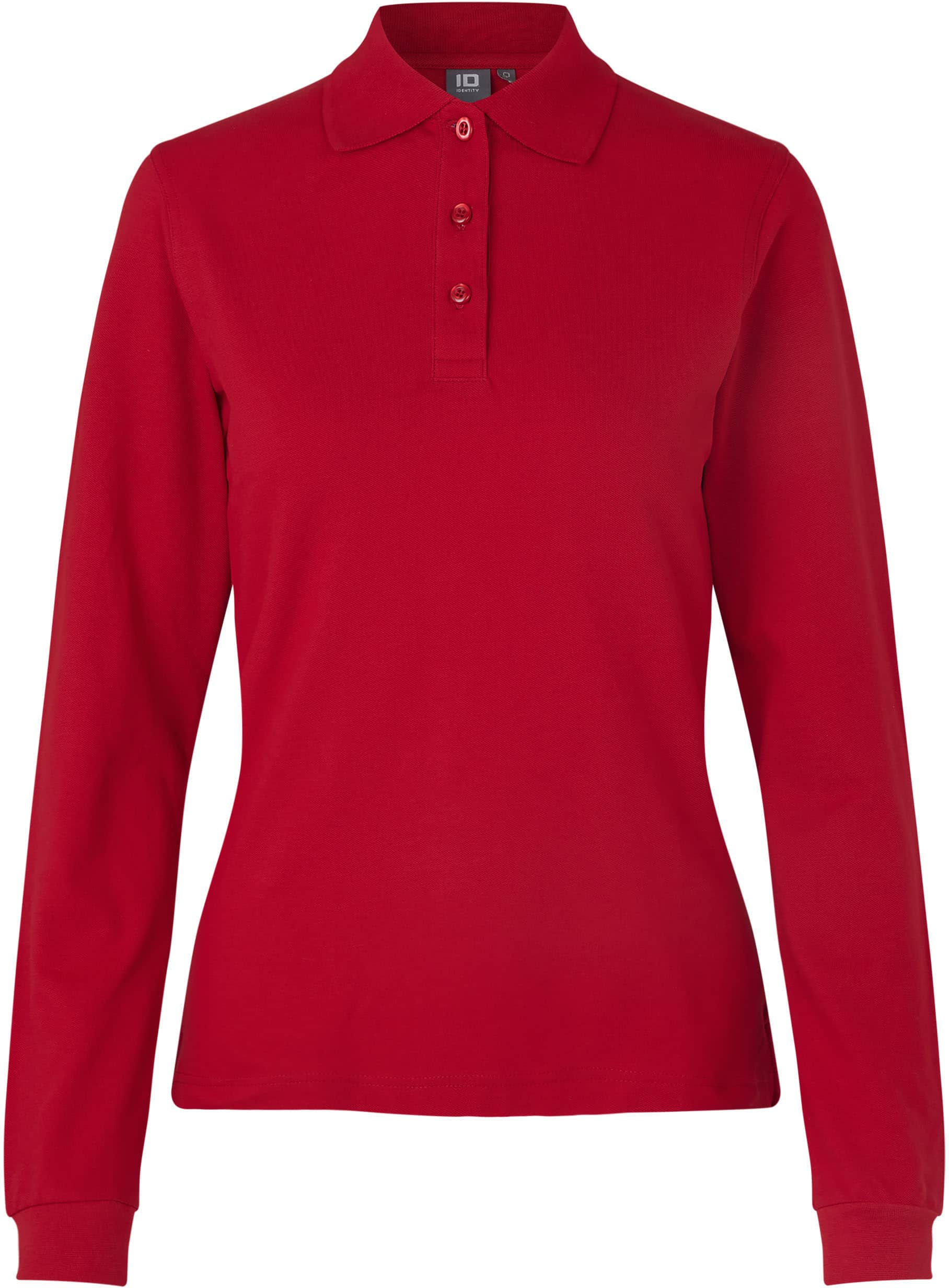 Langarm Stretch-Poloshirt 545