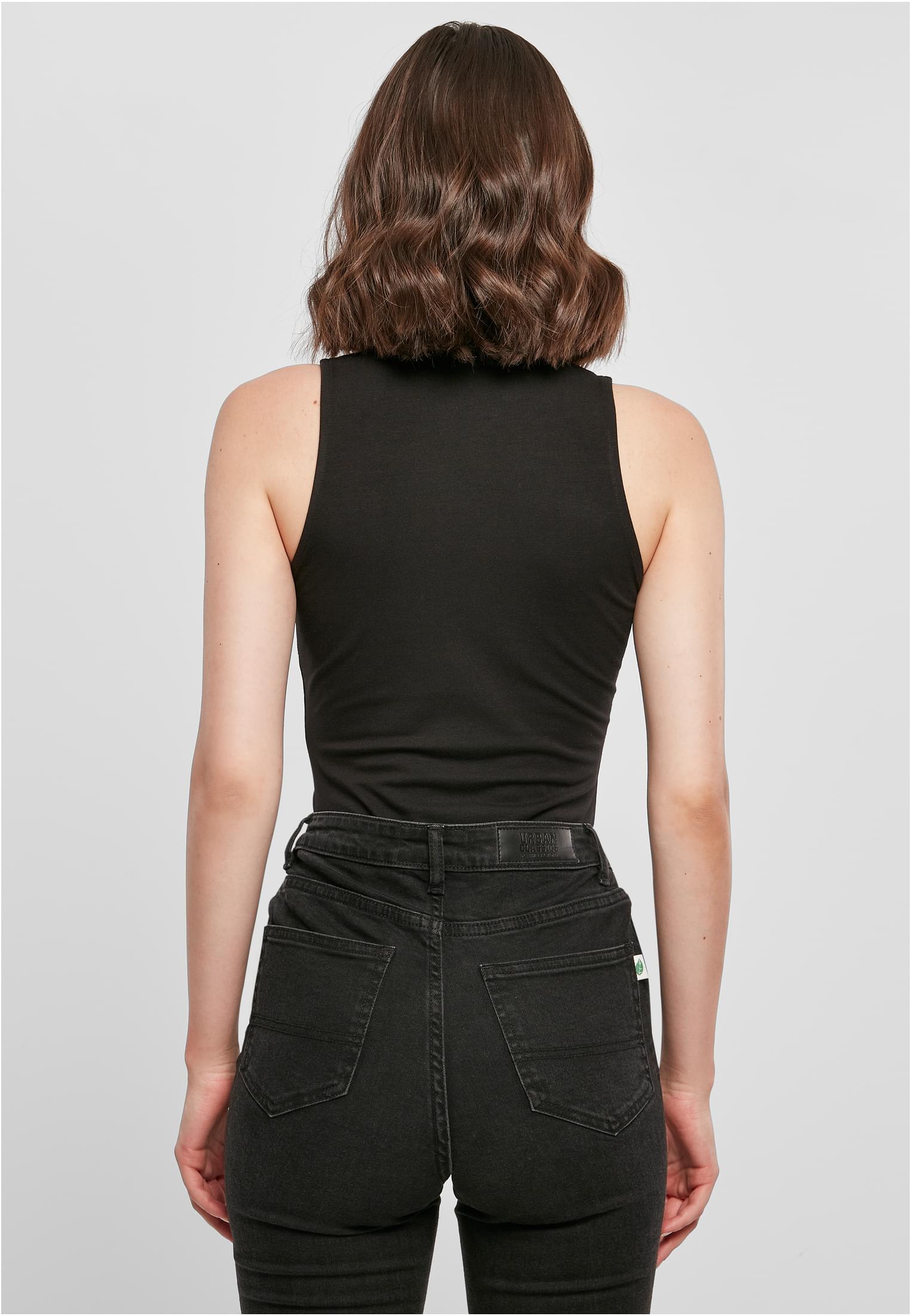Ladies Sleeveless Turtleneck Body